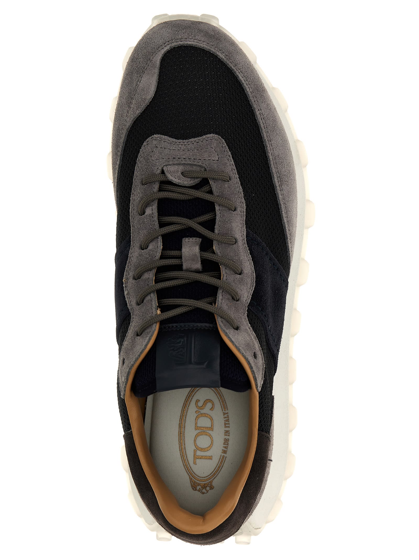 【関税込】TOD'S 1T スエード＆ファブリック スニーカ 関税込】TOD'S 1T スエード＆ファブリック スニーカ スニーカー