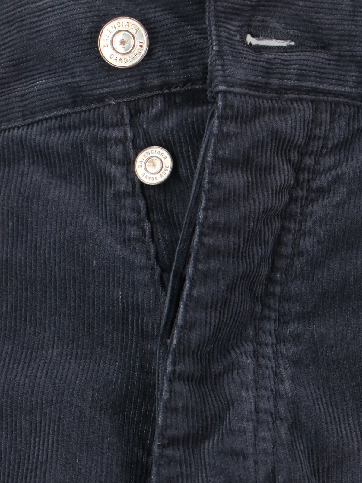 パンツ 2002SS BALENCIAGA CORDUROY PANTS Balenciaga by Nicolas Ghesquiere S/S 2002 Blue Cotton and