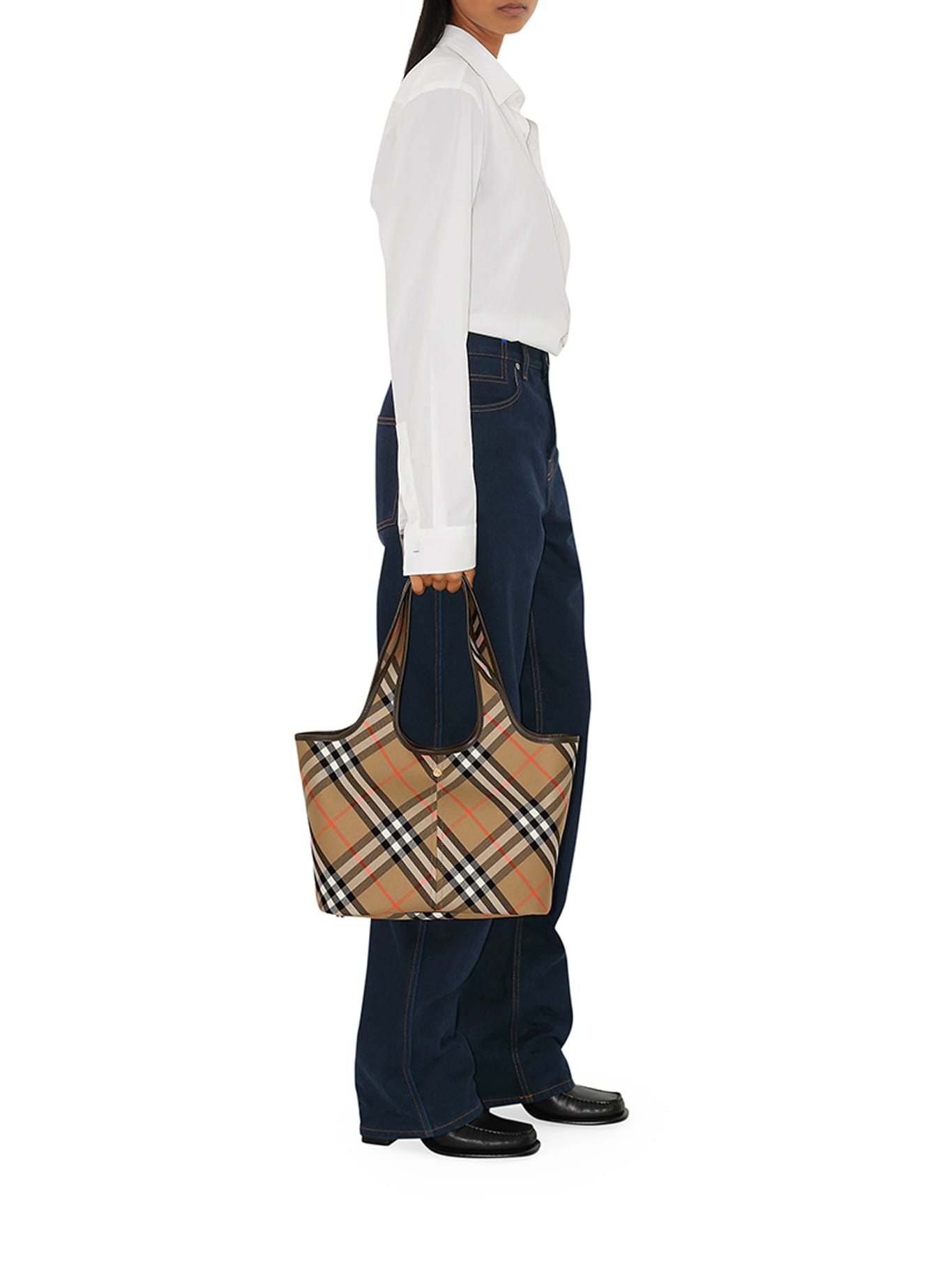 Burberry Small Check Tote | italist