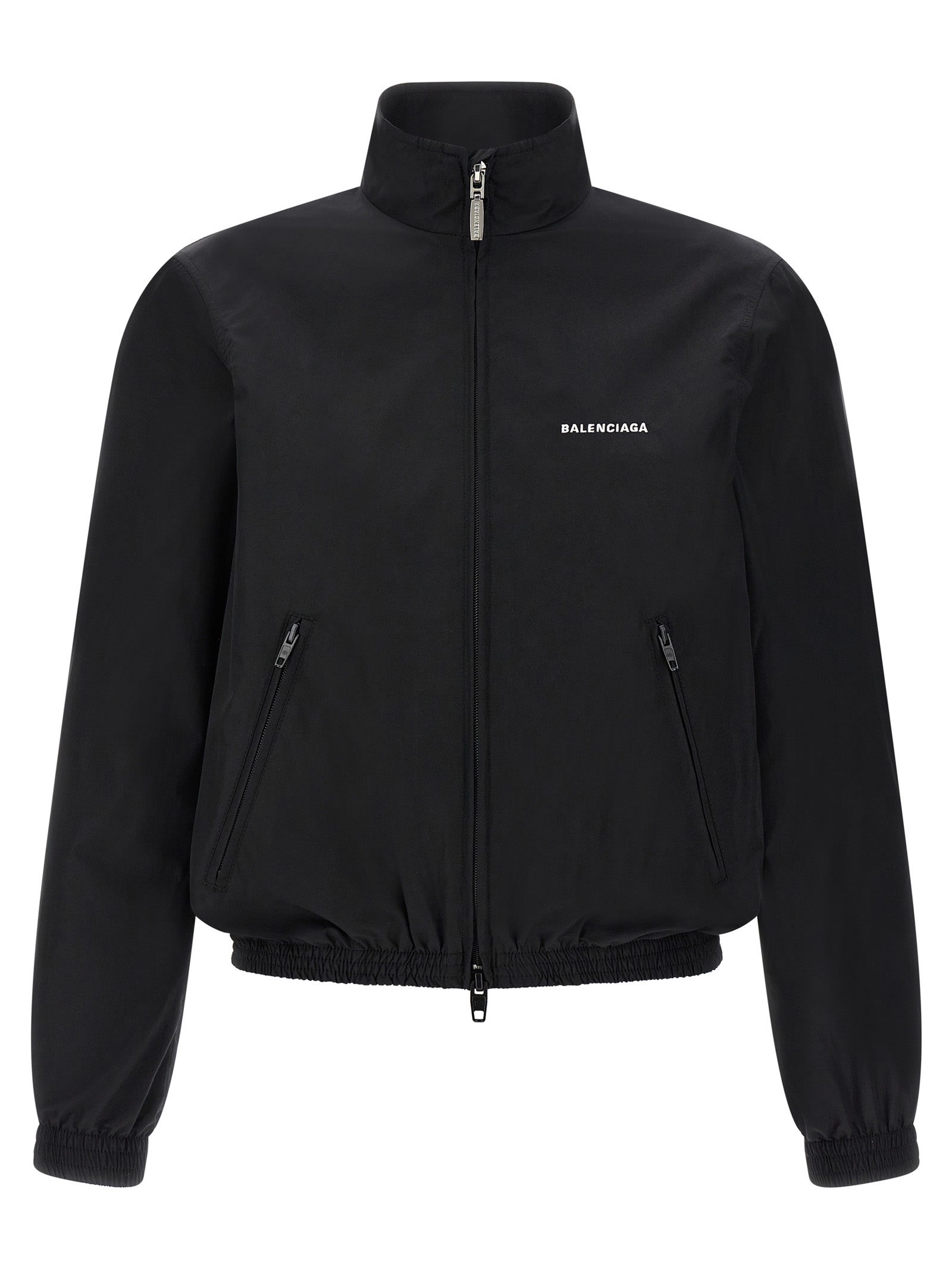 ブルゾン BALENCIAGA SS25 Logo embroidery jacket (818552TPQ38 1000) e61cb0a01b01dc489a03e21488cac0