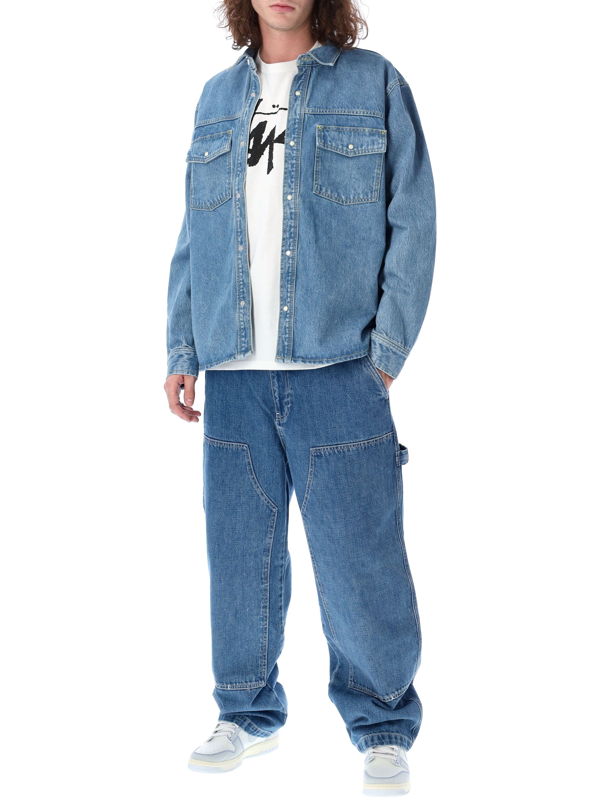 Stussy Boxy Western Denim Shirt | italist