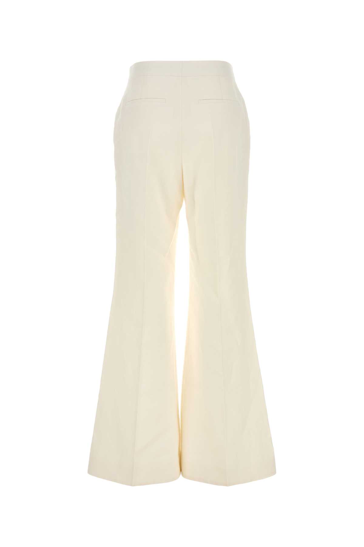 Givenchy White Linen Wide-leg Pant ボトムス 通販 | italist