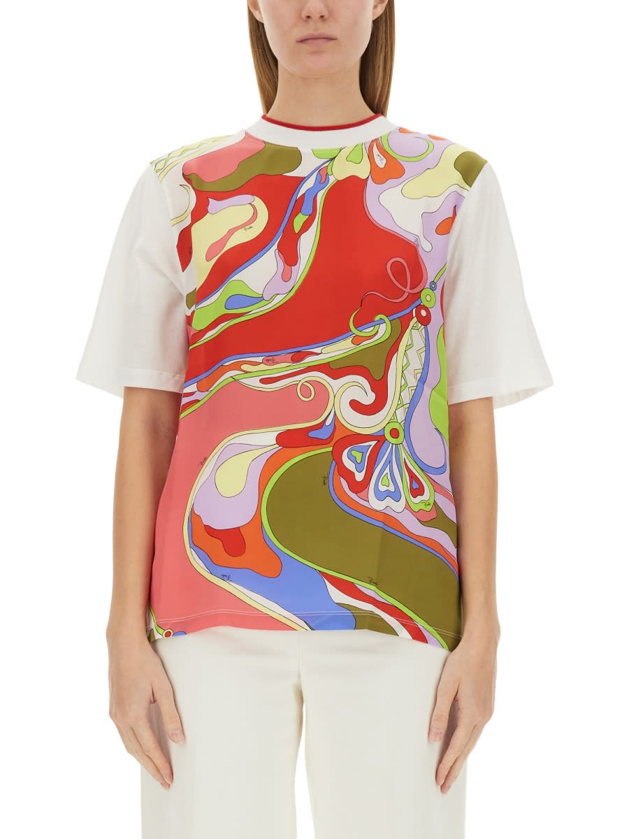 Pucci T-shirt With Print | italist