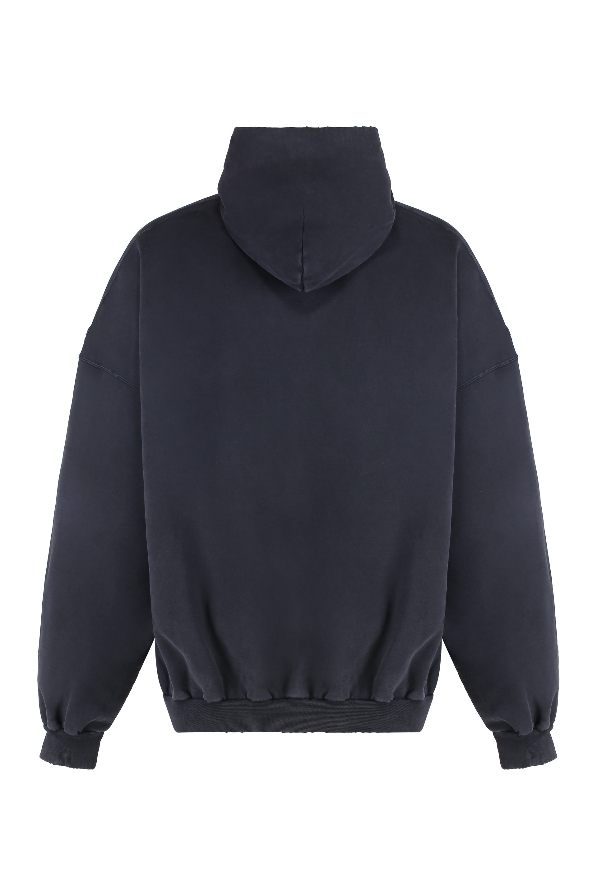 パーカー・フーディ BALENCIAGA Charcoal cotton sweatshirt (803265TRVS9 1013) Balenciaga Charcoal Cotton Sweatshirt | italist