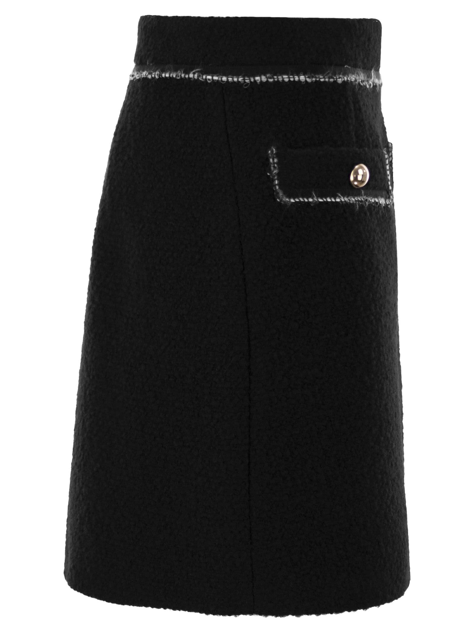 Slim Fit Floral Women's Skirt -S4NT06Z8-LQQ - LC Waikiki