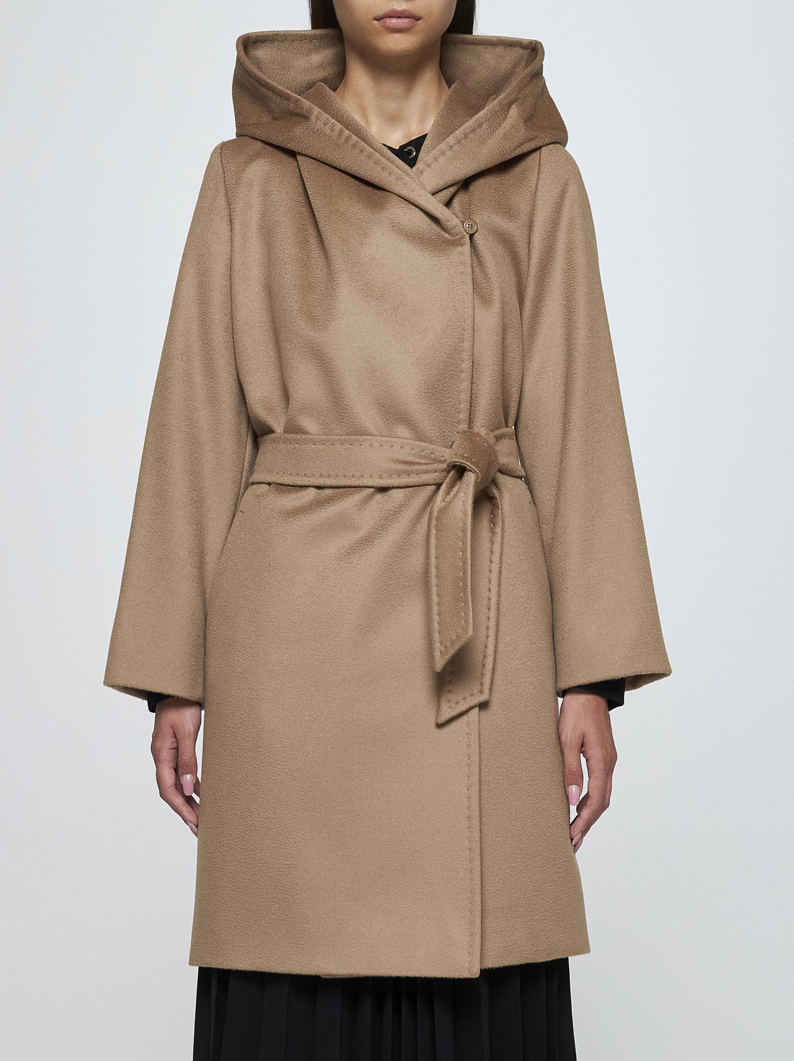 【送料&関税込】Max Mara Studio Newmang Orange Coat Wool cocoon coat, orange | 