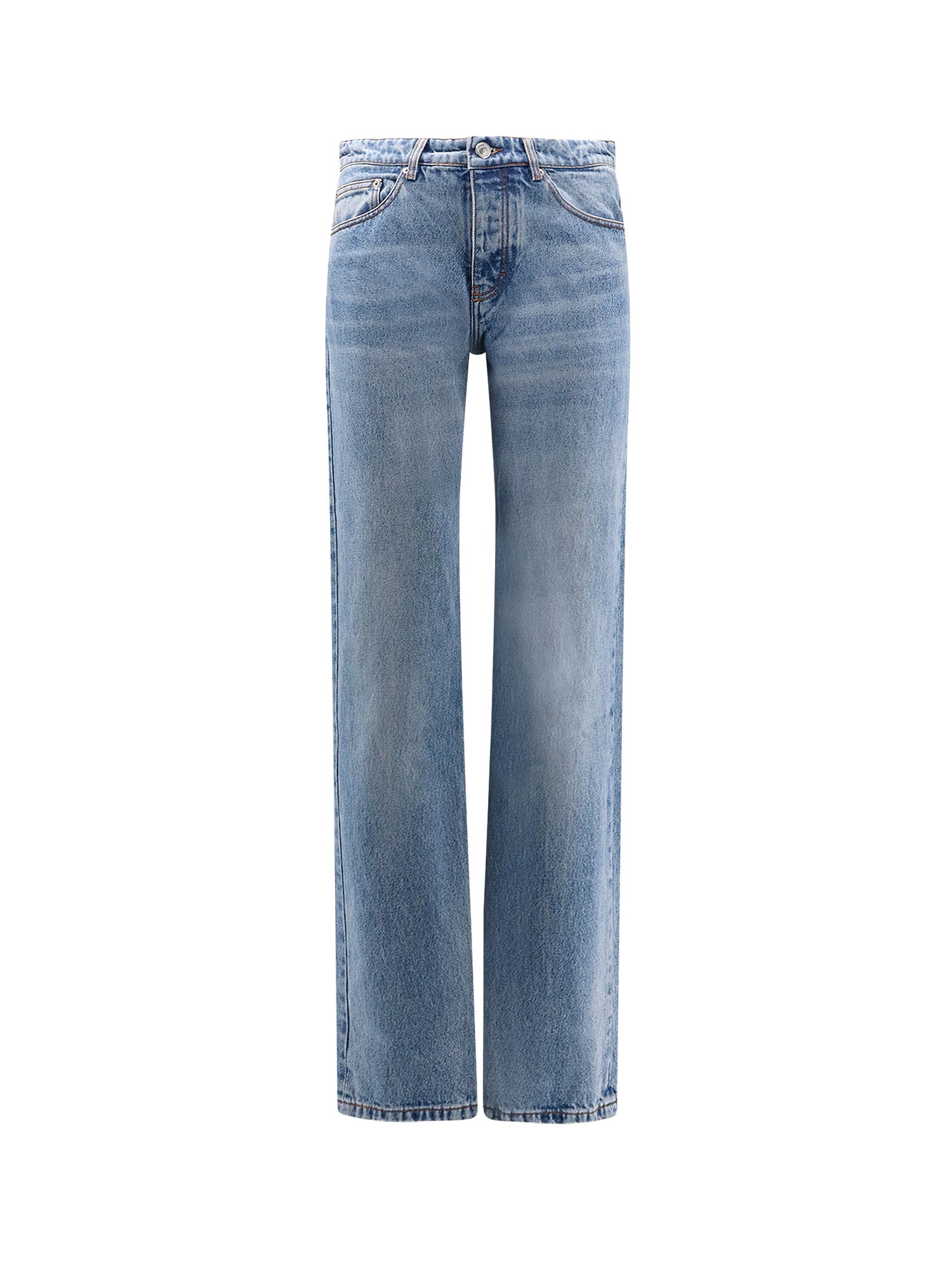 Ami Alexandre Mattiussi Used Blue Cotton Jeans | italist