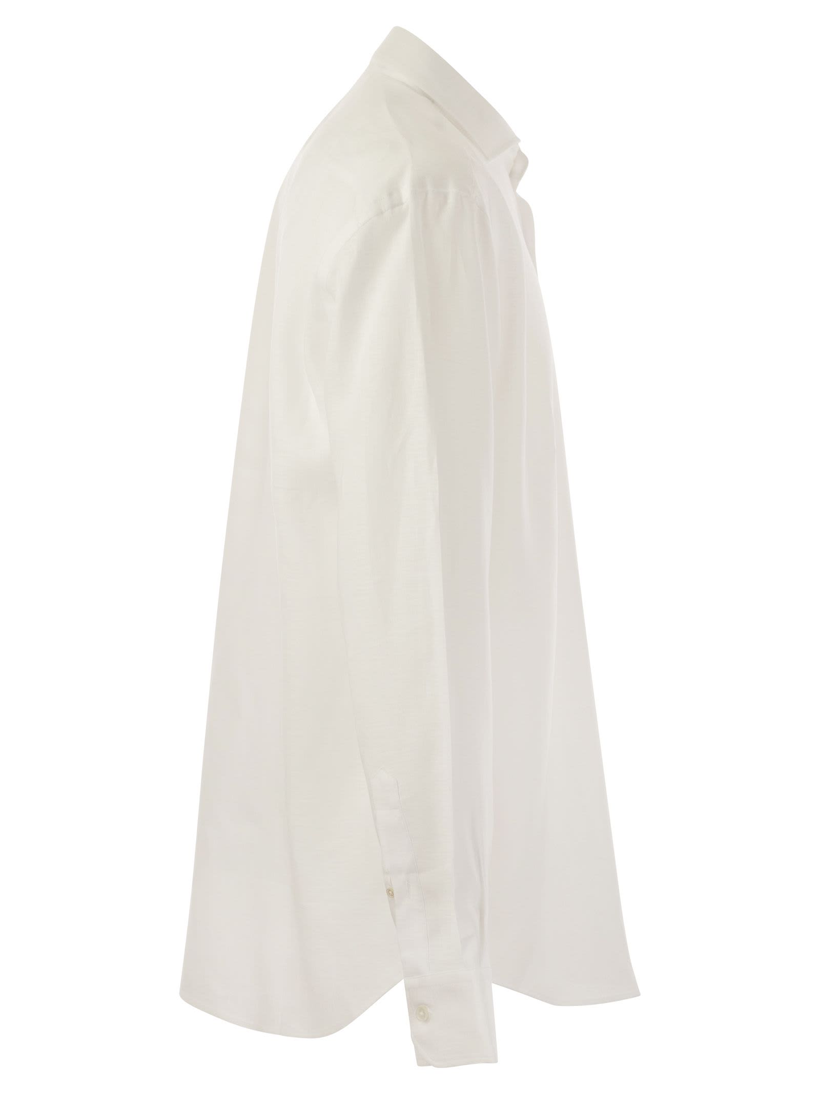 Tシャツ・カットソー Fedeli SS24 ROBY - Linen shirt (7UE00515 4) Fedeli Roby - Linen Shirt Fedeli