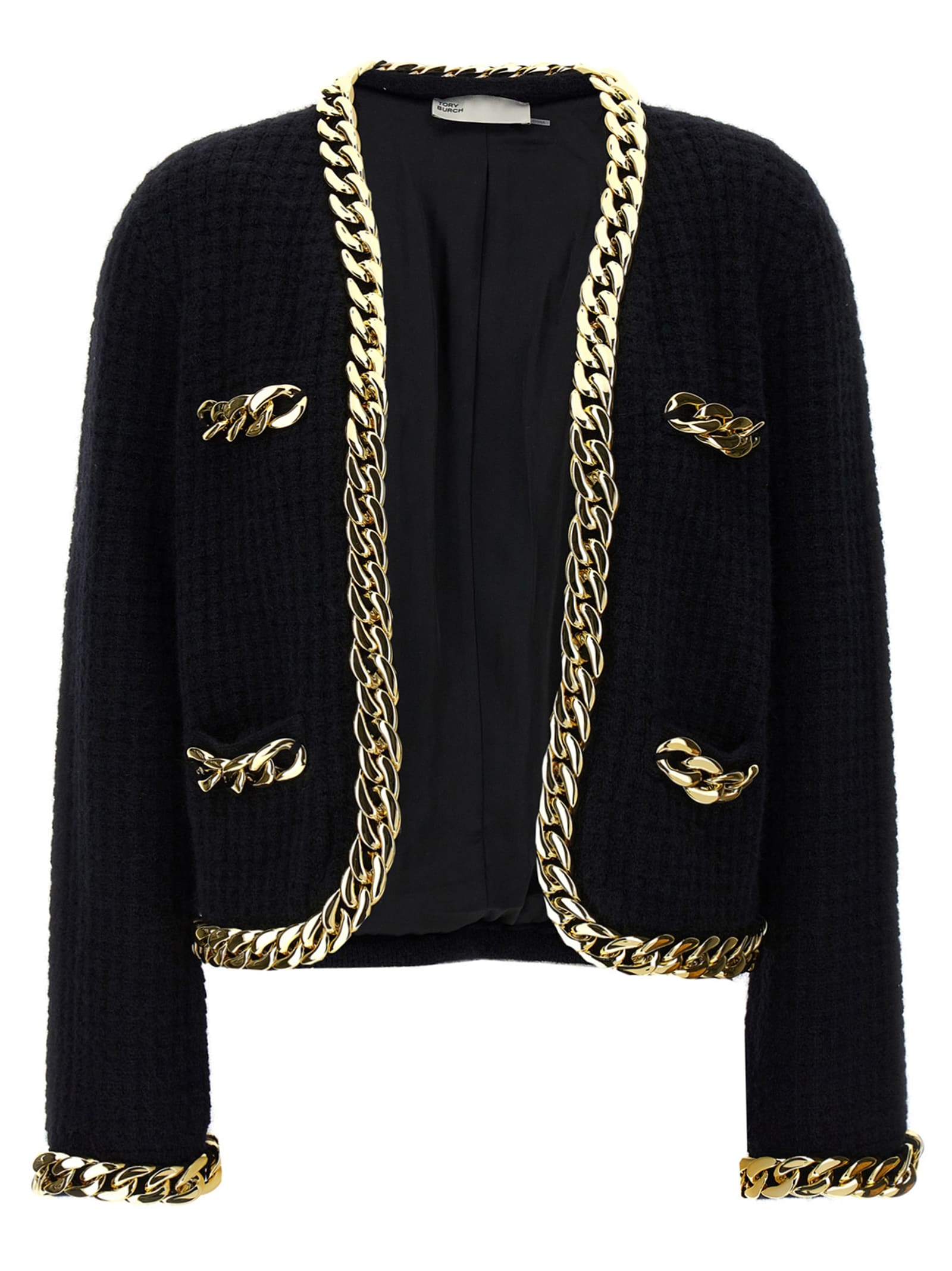 【関税込み】tory burch KENDRA CHAIN' JACKET Tory Burch 'kendra Chain' Blazer | italist