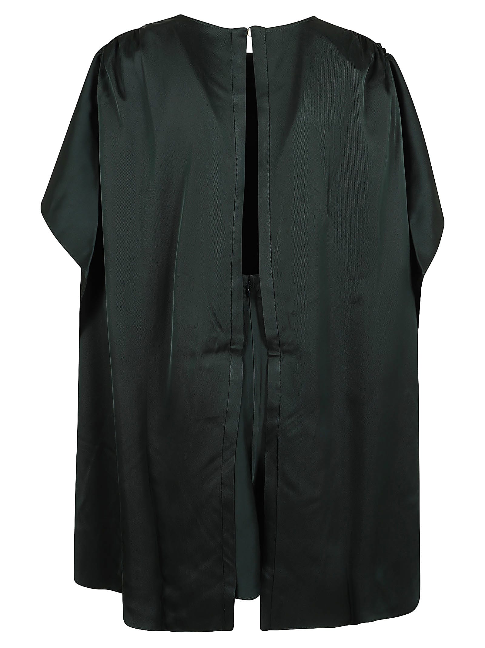 ワンピース ZIMMERMANN Eden Cascading Mini Dress In Illustration Green Zimmermann - Eden Bottle Green Cascading Mini Dress