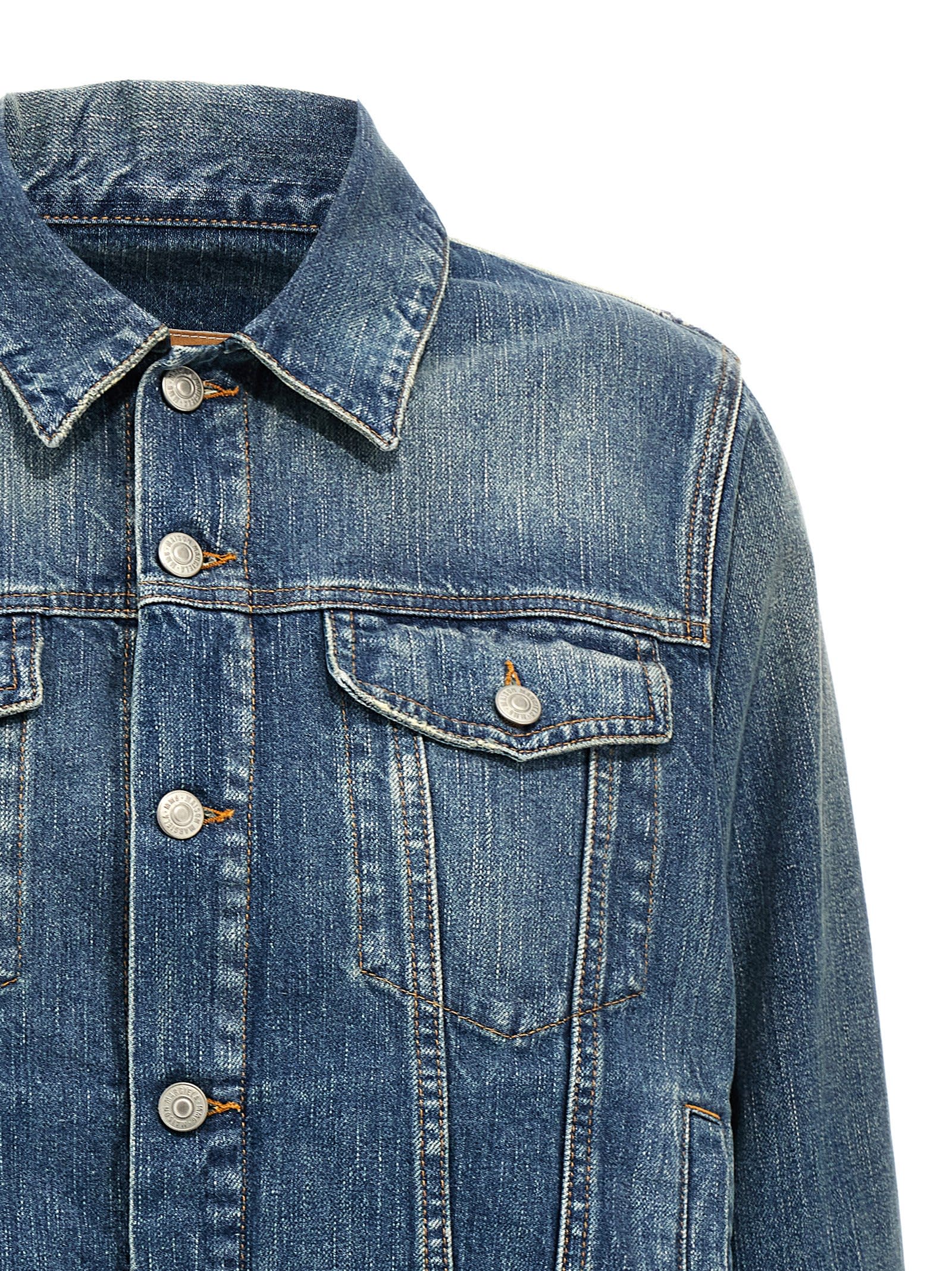 MM6 Maison Margiela Layered Denim Jacket | italist