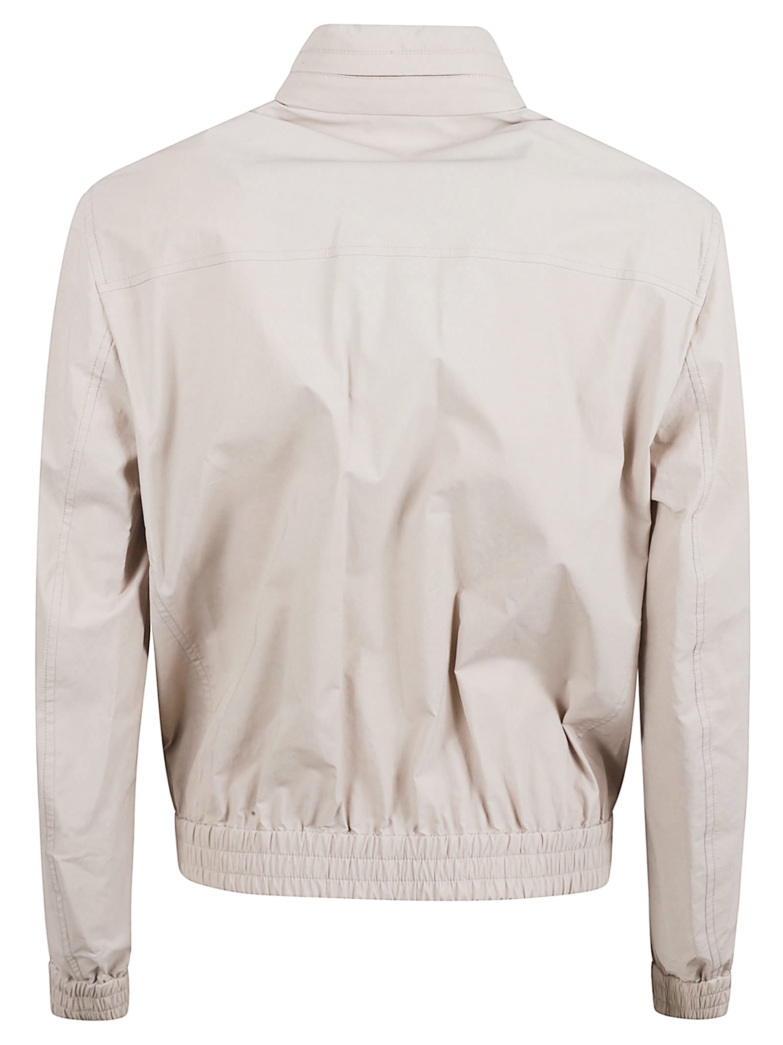 Brunello Cucinelli High-neck Zip Plain Jacket | italist