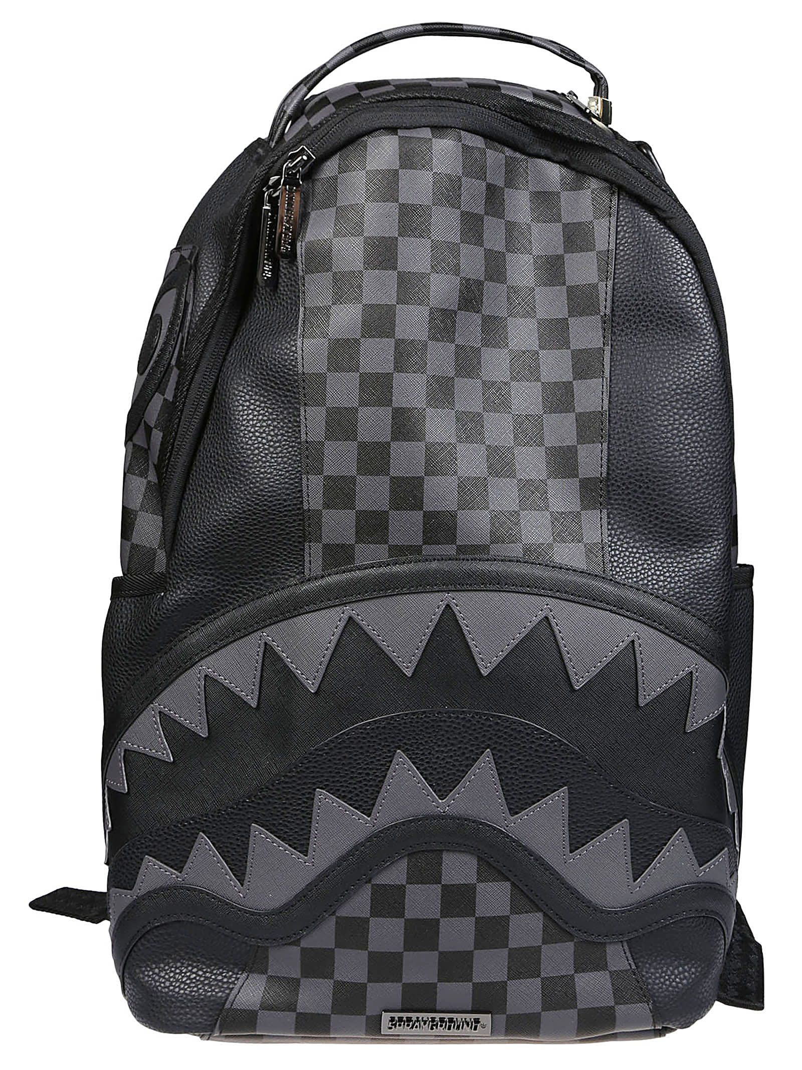 Backpacks Sprayground - Checked pattern backpack in black and grey -  910B3371NSZ