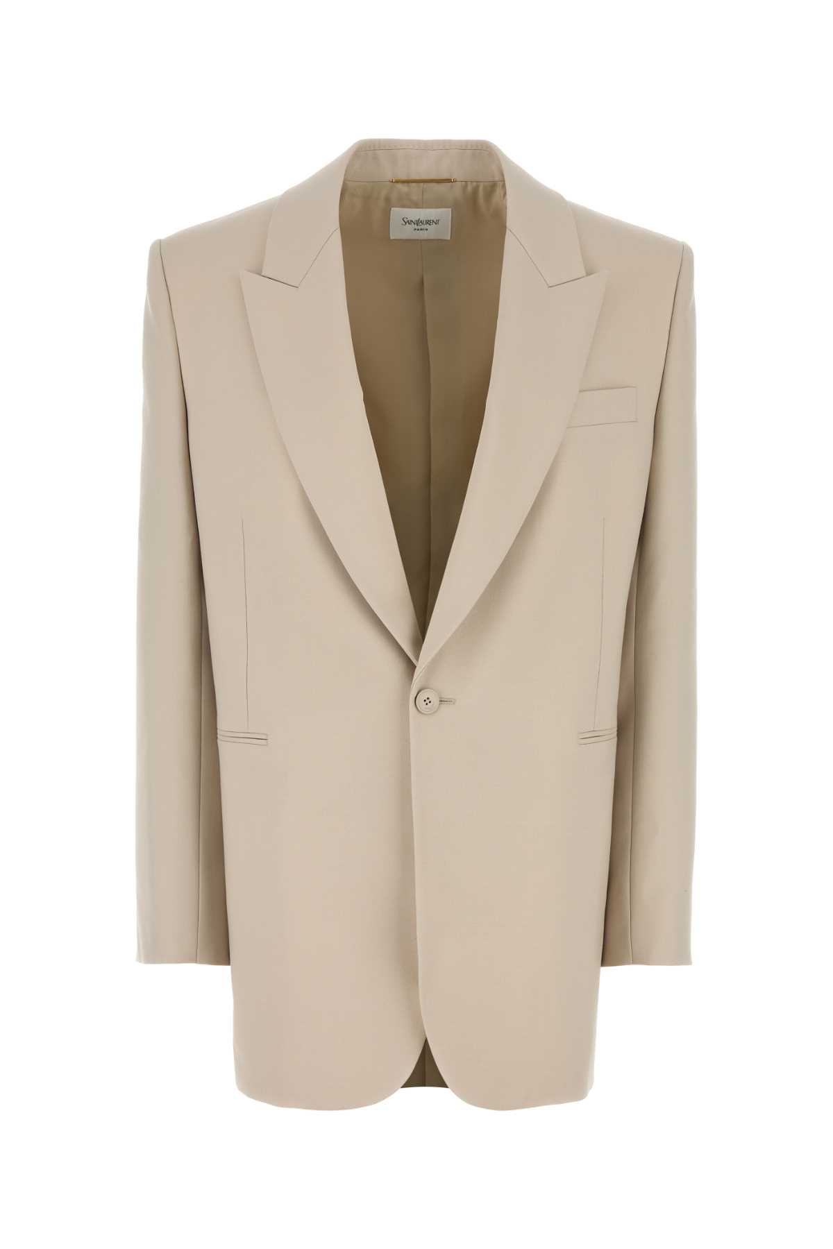 【送料&関税込】Saint Laurent Sand Wool Oversize Blazer SAINT LAURENT Oversized wool blazer | NET-A-PORTER