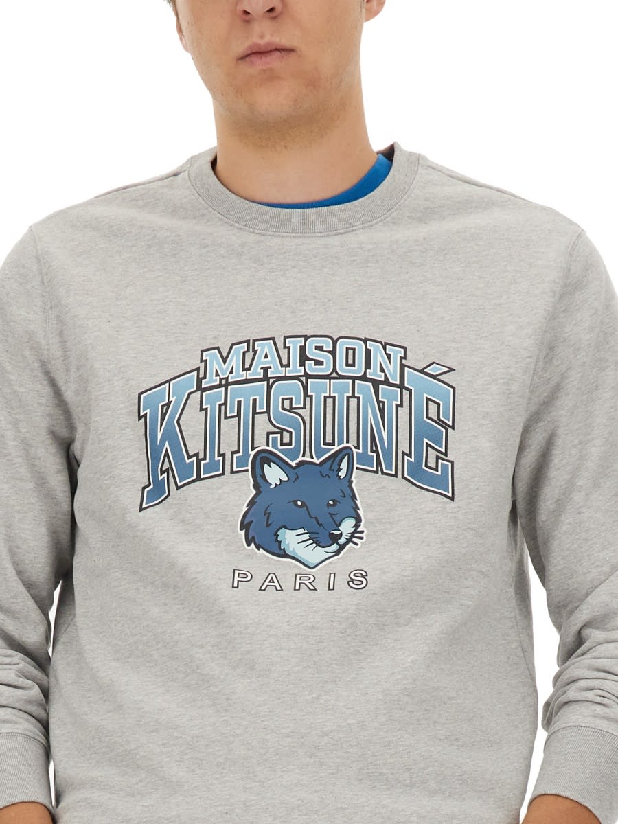 Maison Kitsuné Sweatshirt With Logo Print | italist, ALWAYS