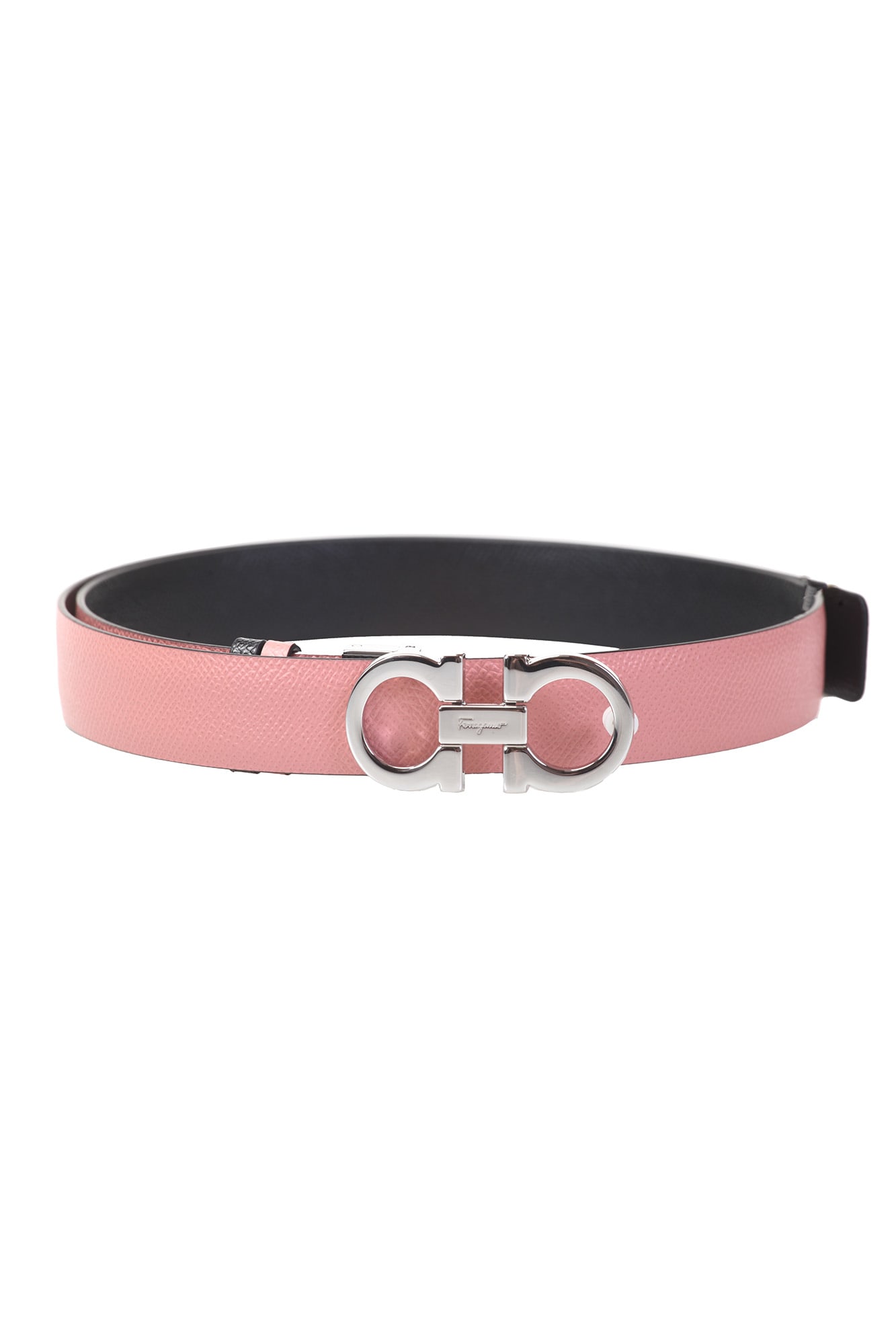 Salvatore Ferragamo Tonal Gancini Buckle Belt