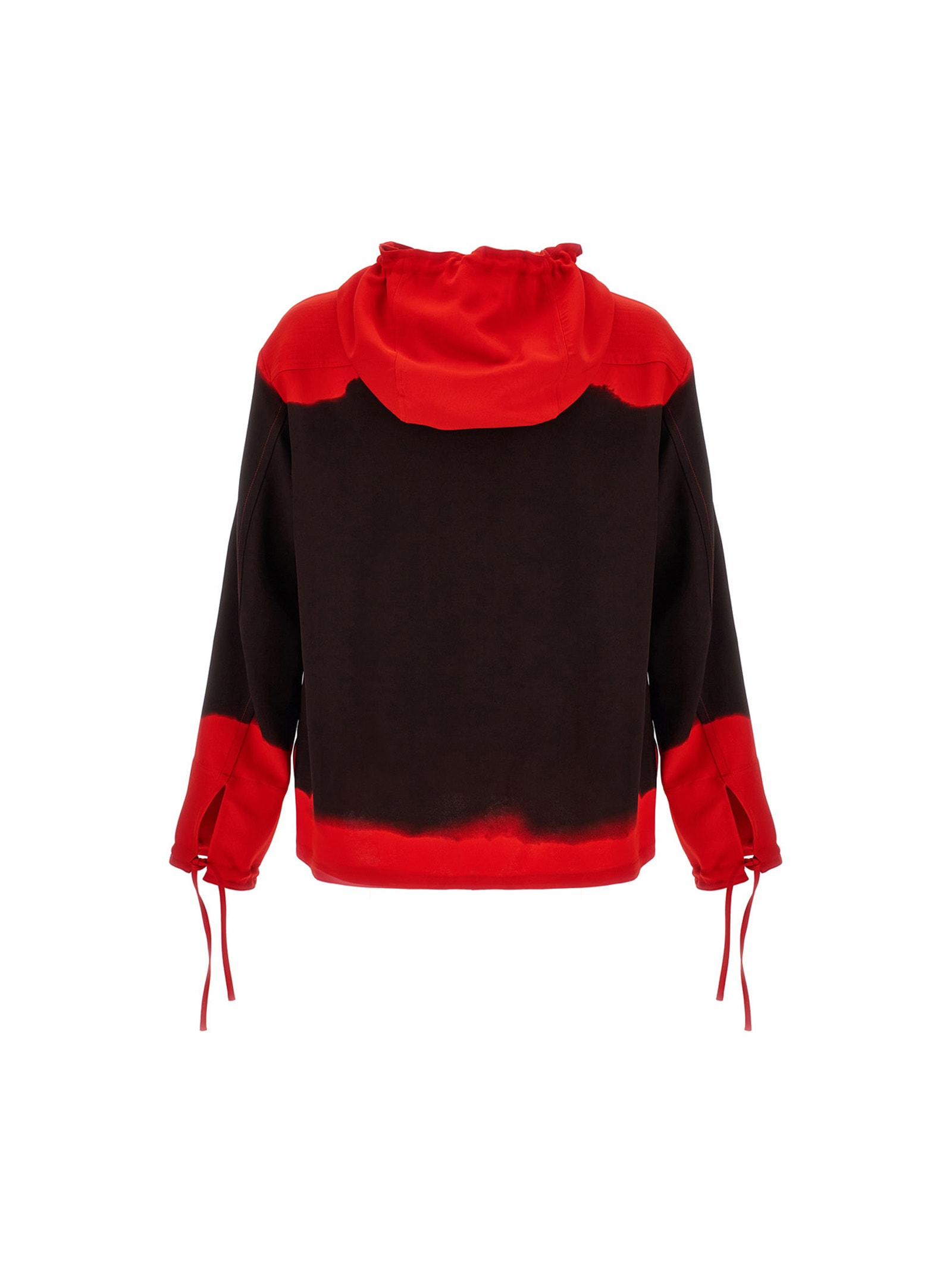 パーカー・フーディ FERRAGAMO Hooded blouse fell off (0761592 REDAUBERGINE) Ferragamo Hooded Blouse Fell Off