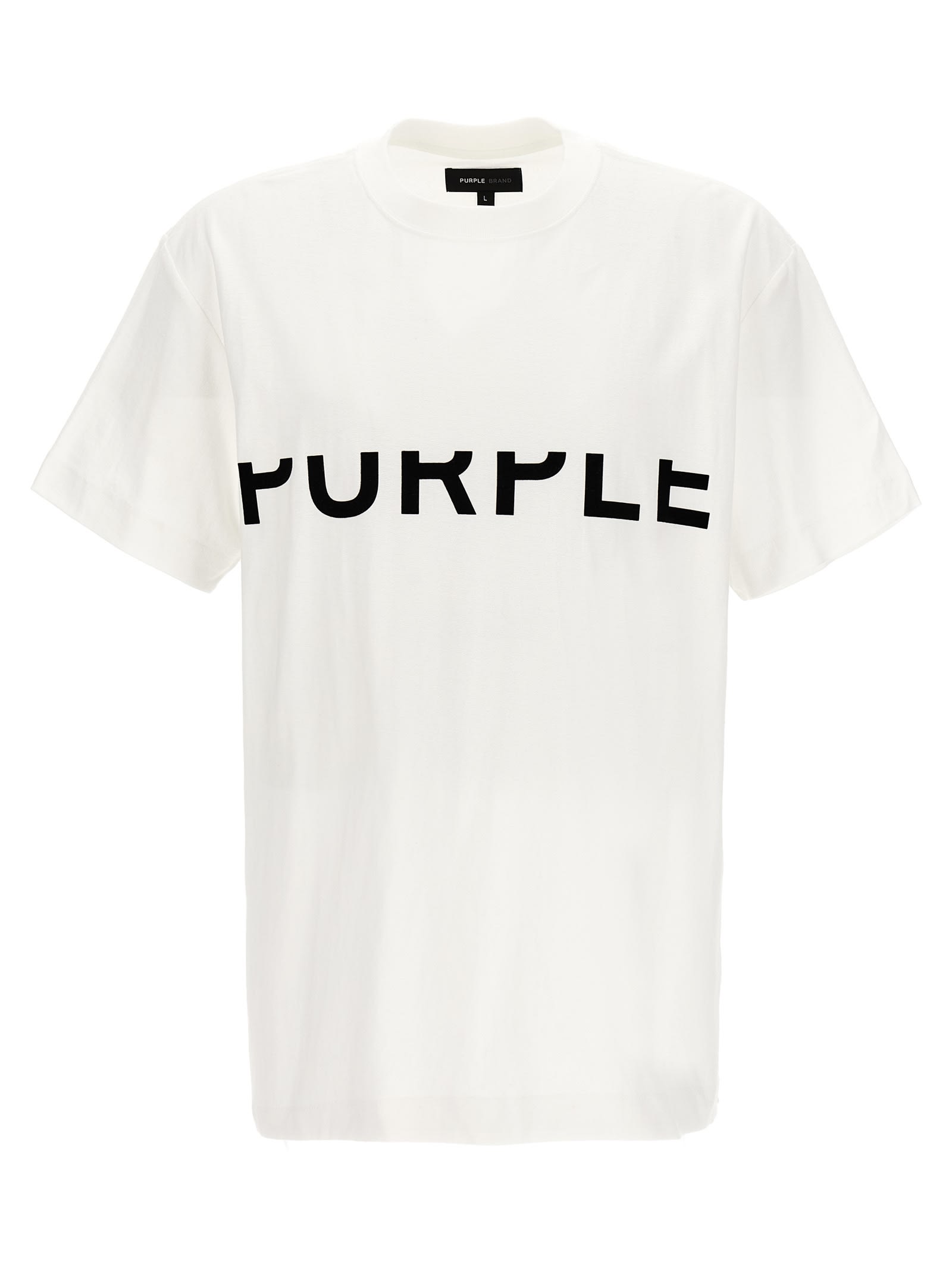 Shop Purple Brand Flocked Monogram T-Shirt