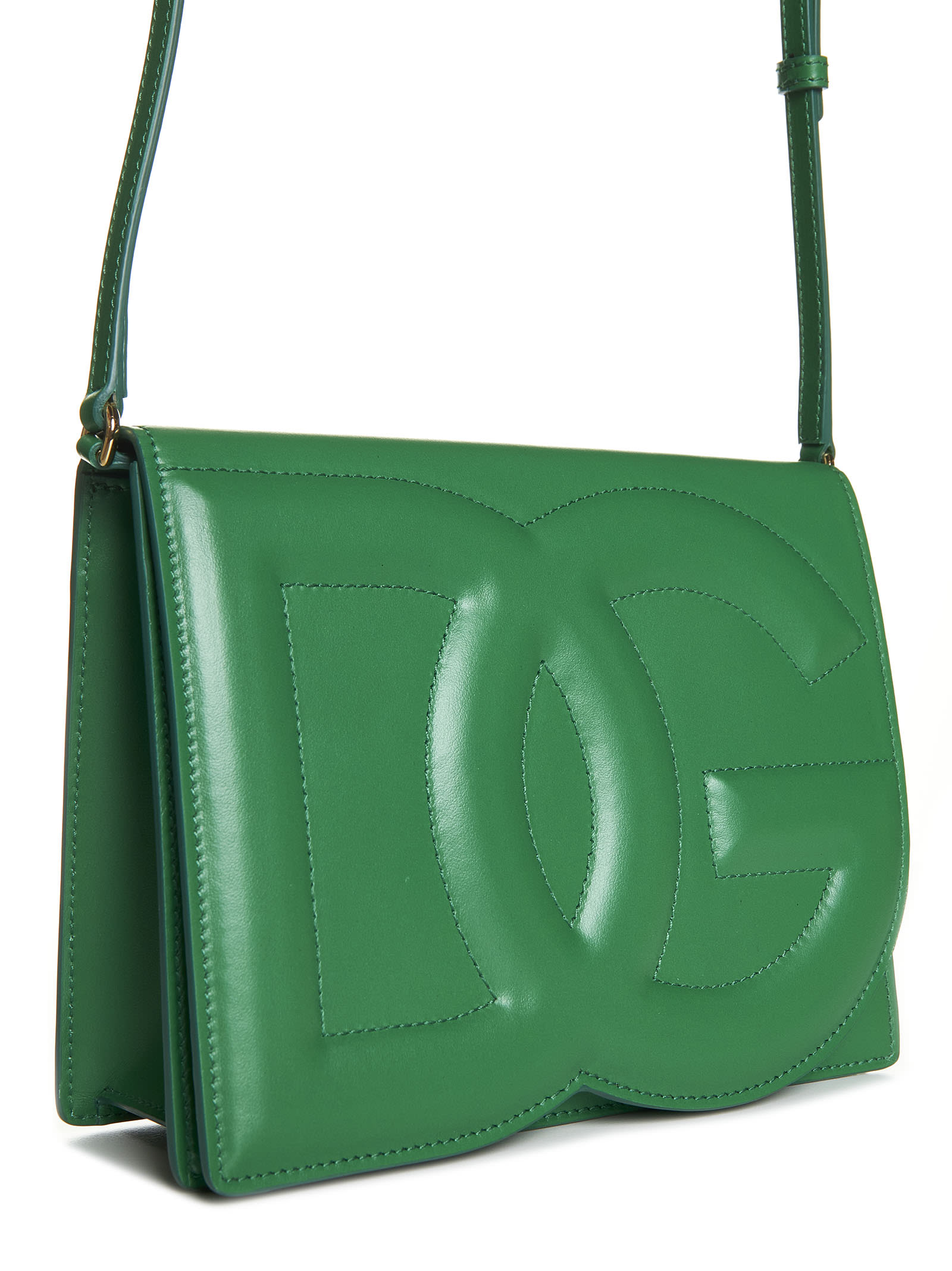 Dolce & Gabbana Dg Logo Leather Crossbody Bag | italist