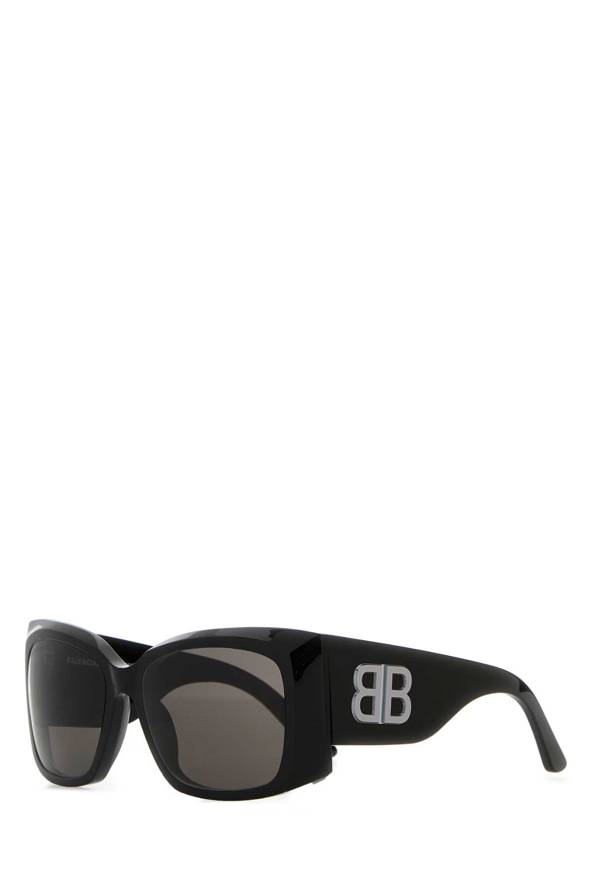 サングラス BALENCIAGA BLACK ACETATE SIGNATURE SQUARE XL SUNGLASSES Balenciaga Black Acetate Signature Square Xl Sunglasses