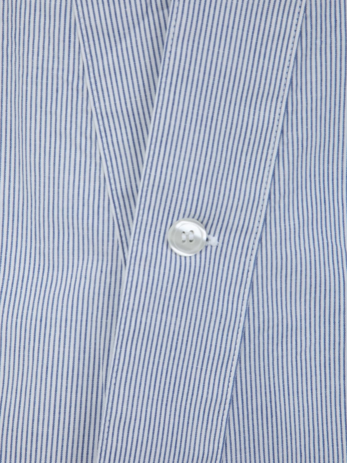 Tシャツ・カットソー Greg Lauren SS23 BLUE STRIPED WINGED GL1 SHIRT (FM102 BLUE) Greg Lauren Blue Striped Winged Gl1 Shirt Clothing – BALTINI