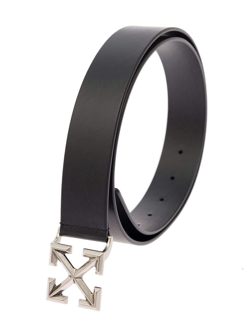 Off-White Classic Arrow Buckle Leather Belt