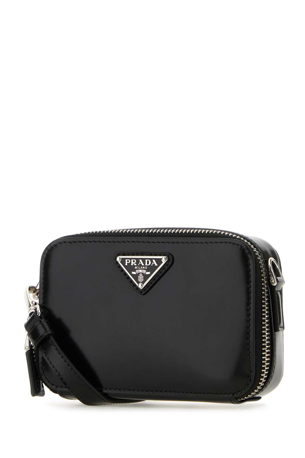 ショルダーバッグ・ポシェット PRADA  Crossbody Bags Women Leather Black Prada Black Leather Crossbody Bag | italist