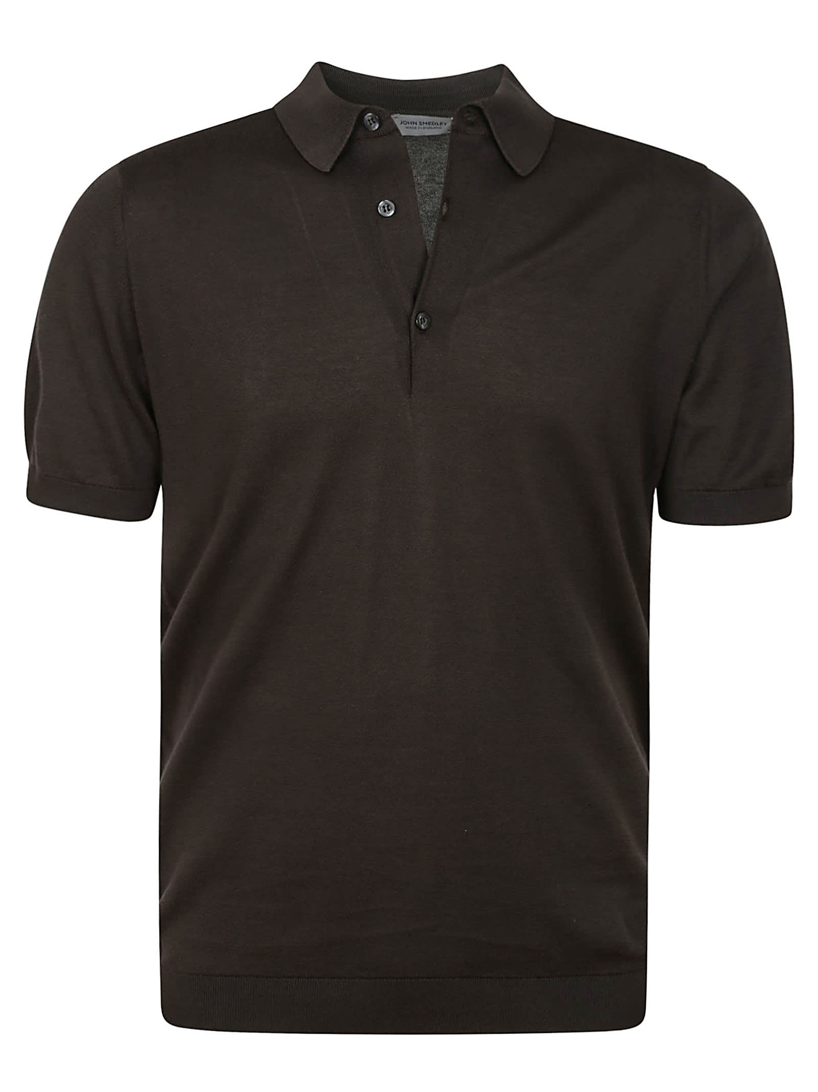 シャツ JOHN SMEDLEY Men Shirts ADRIANCHOCOLAT Brown John Smedley Adrian Shirt Ss | italist
