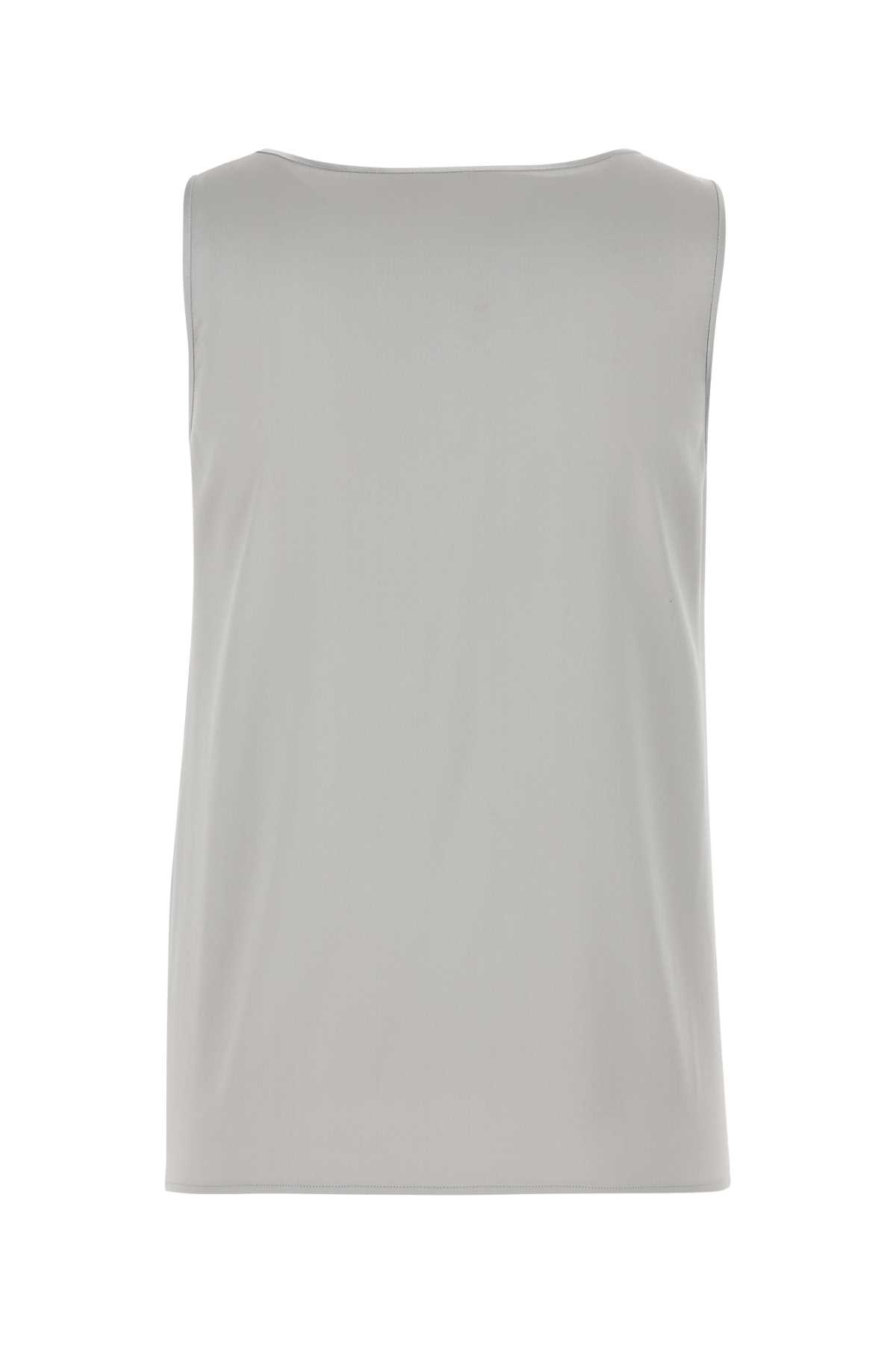 Tシャツ・カットソー DOLCE & GABBANA Grey Stretch Satin Tank Top Dolce & Gabbana Grey Stretch Satin Tank Top | italist