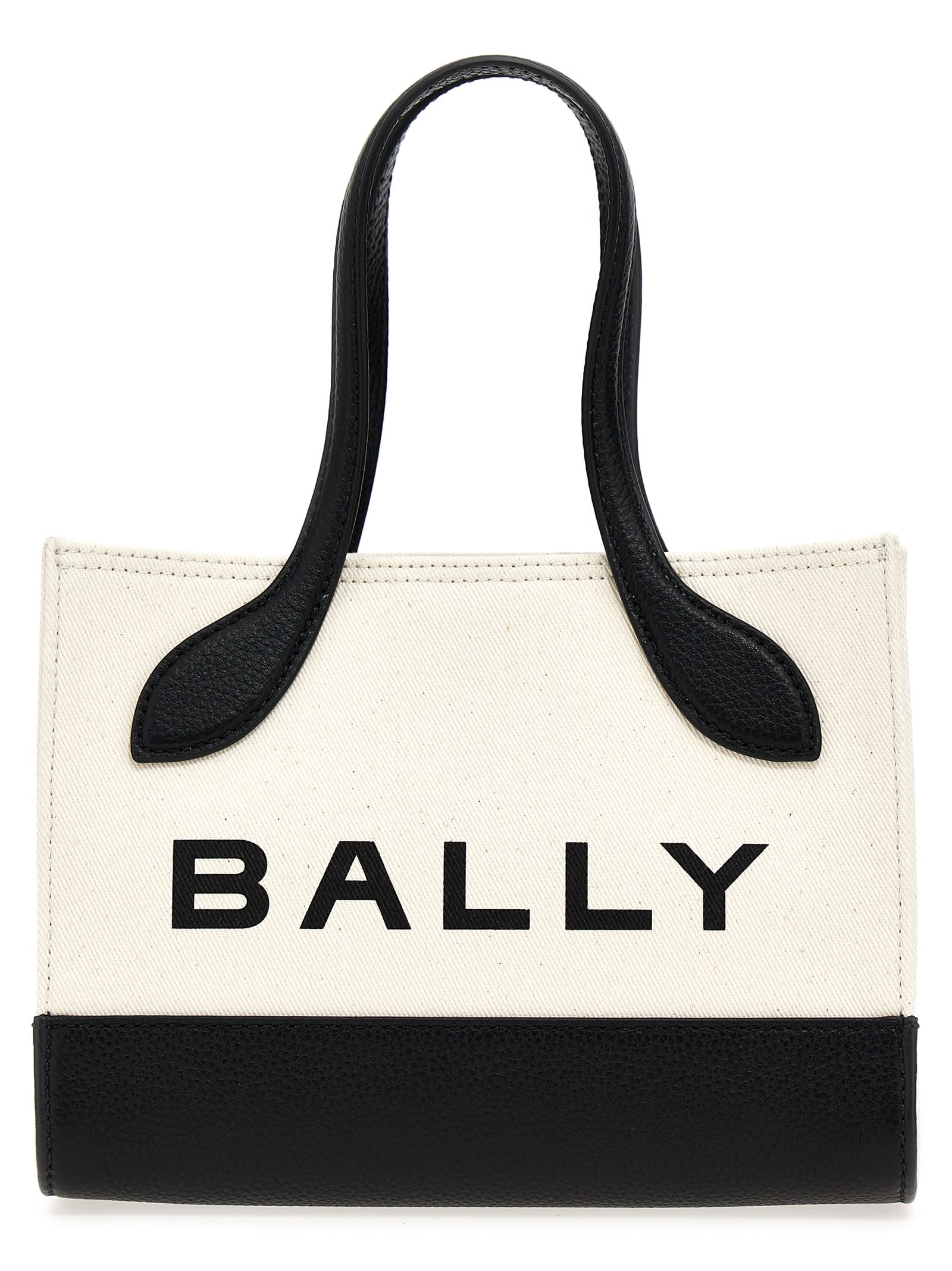 トートバッグ Bally Bar Keep On Shopper Bally Men's Bar Keep On Fabric and Leather Tote Bag | Neiman