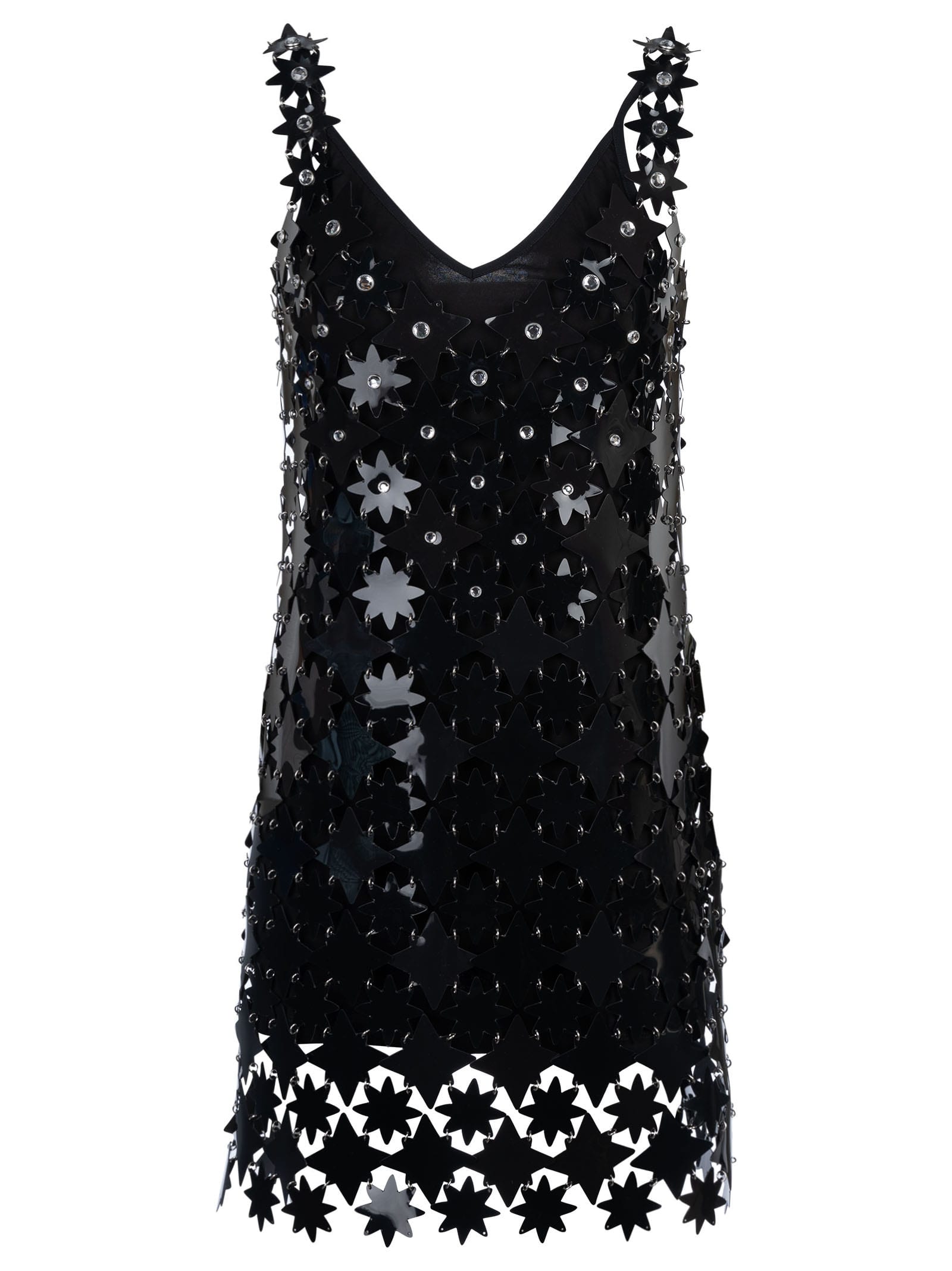 sleeveless embellished dress