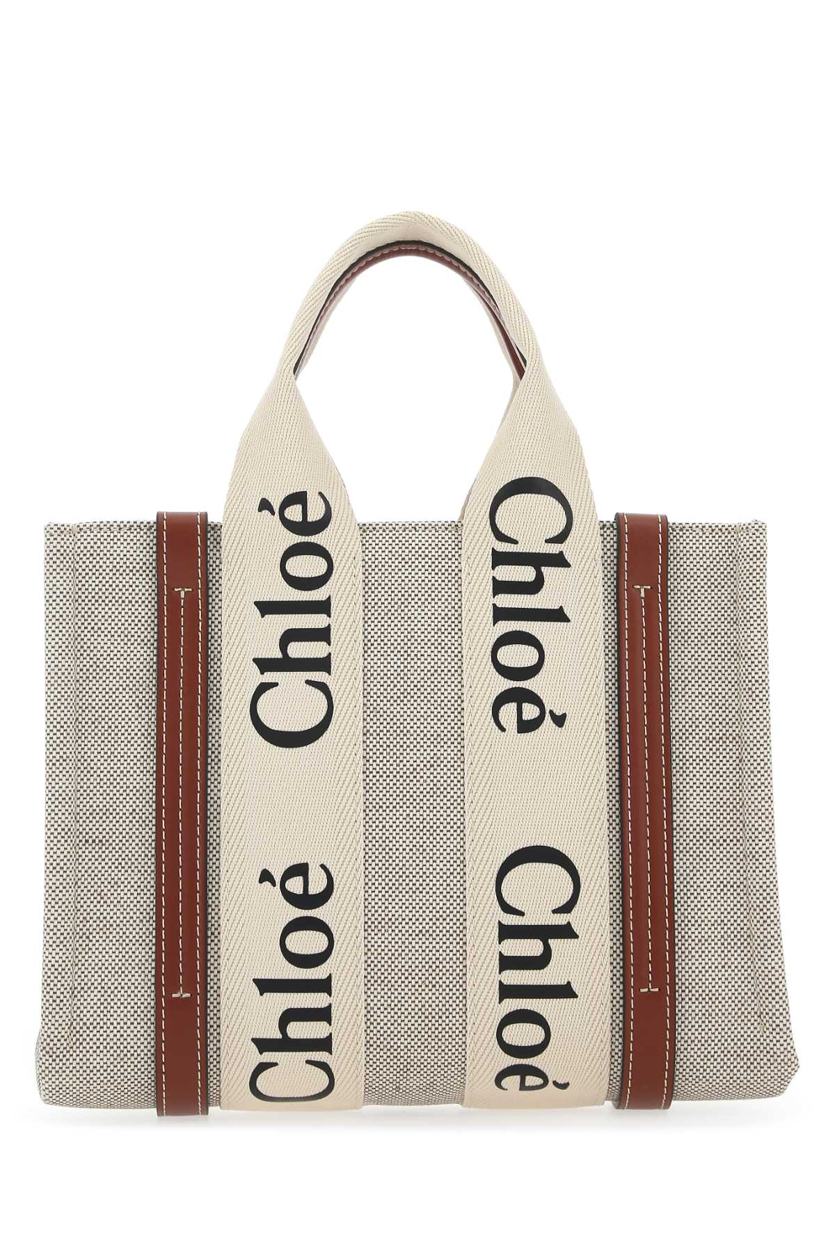 トートバッグ CHLOE MULTICOLOR FABRIC SMALL WOODY SHOPPING BAG Chloé Multicolor Fabric Small Woody Shopping Bag | italist