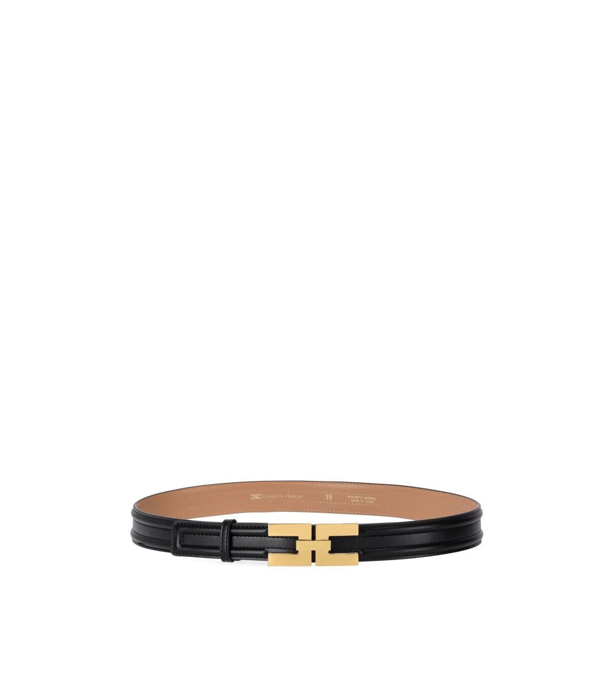 ベルト ELISABETTA FRANCHI BLACK BELT Elisabetta Franchi Belts for Women | Online Sale up to 74