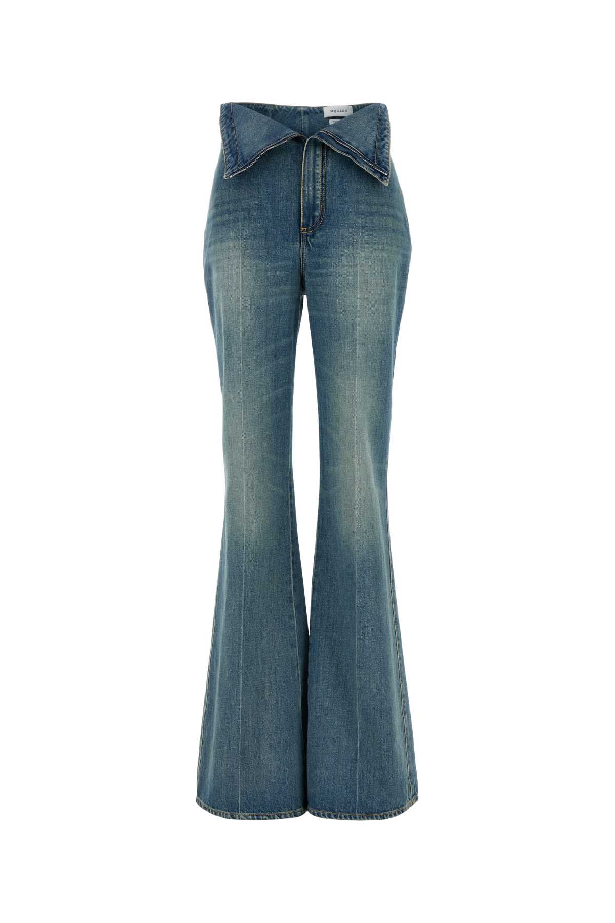 デニム・ジーパン ALEXANDER MCQUEEN Women Denim Pants 813256QMAC0 6136 RED Alexander McQueen Denim Jeans | italist