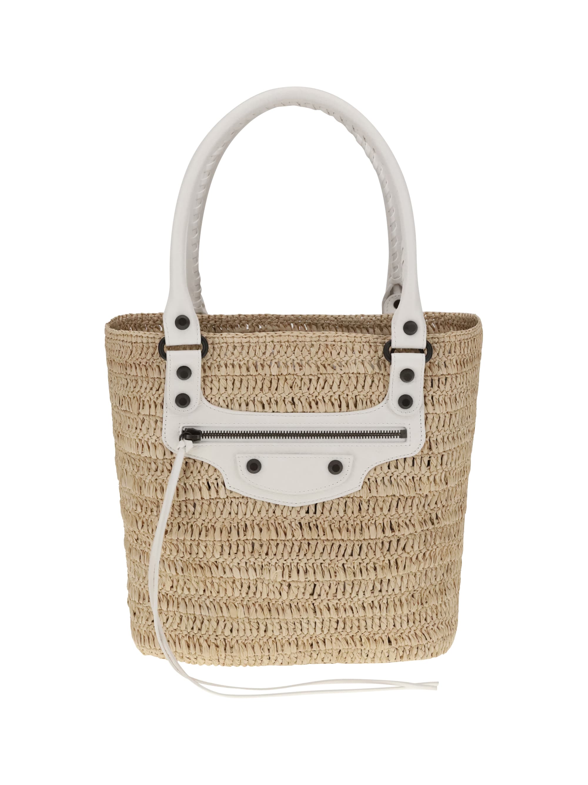 【関税&送料込み】Balenciaga Le City Raffia Bag Balenciaga Le City Small Straw Shoulder Bag | italist