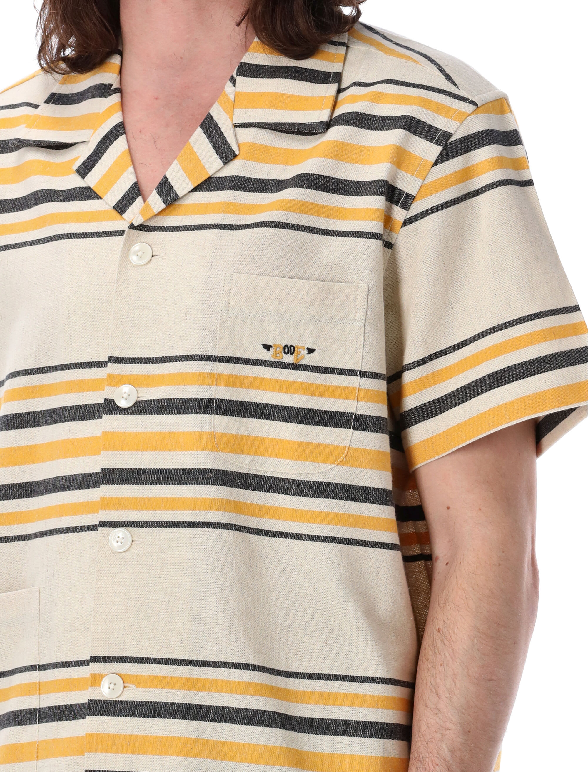 Bode Namesake Stripe Ss Shirt | italist