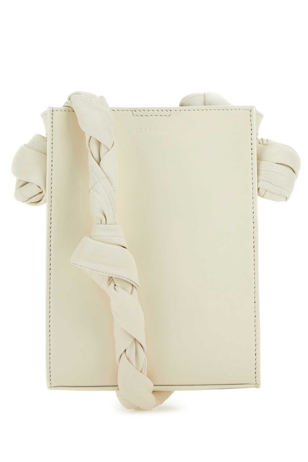【送料&関税込】Jil Sander Ivory Leather Tangle Shoulder Bag Jil Sander Ivory Leather Tangle Shoulder Bag | italist