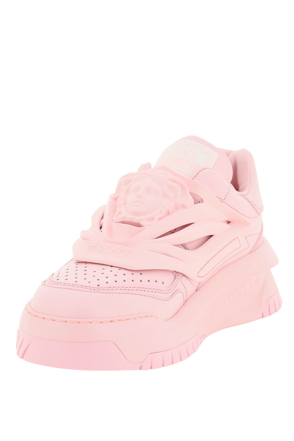 【23AW NEW】VERSACE / Odissea ラミネートシルバー スニーカー Versace Odissea Sneakers | Silver | FARFETCH