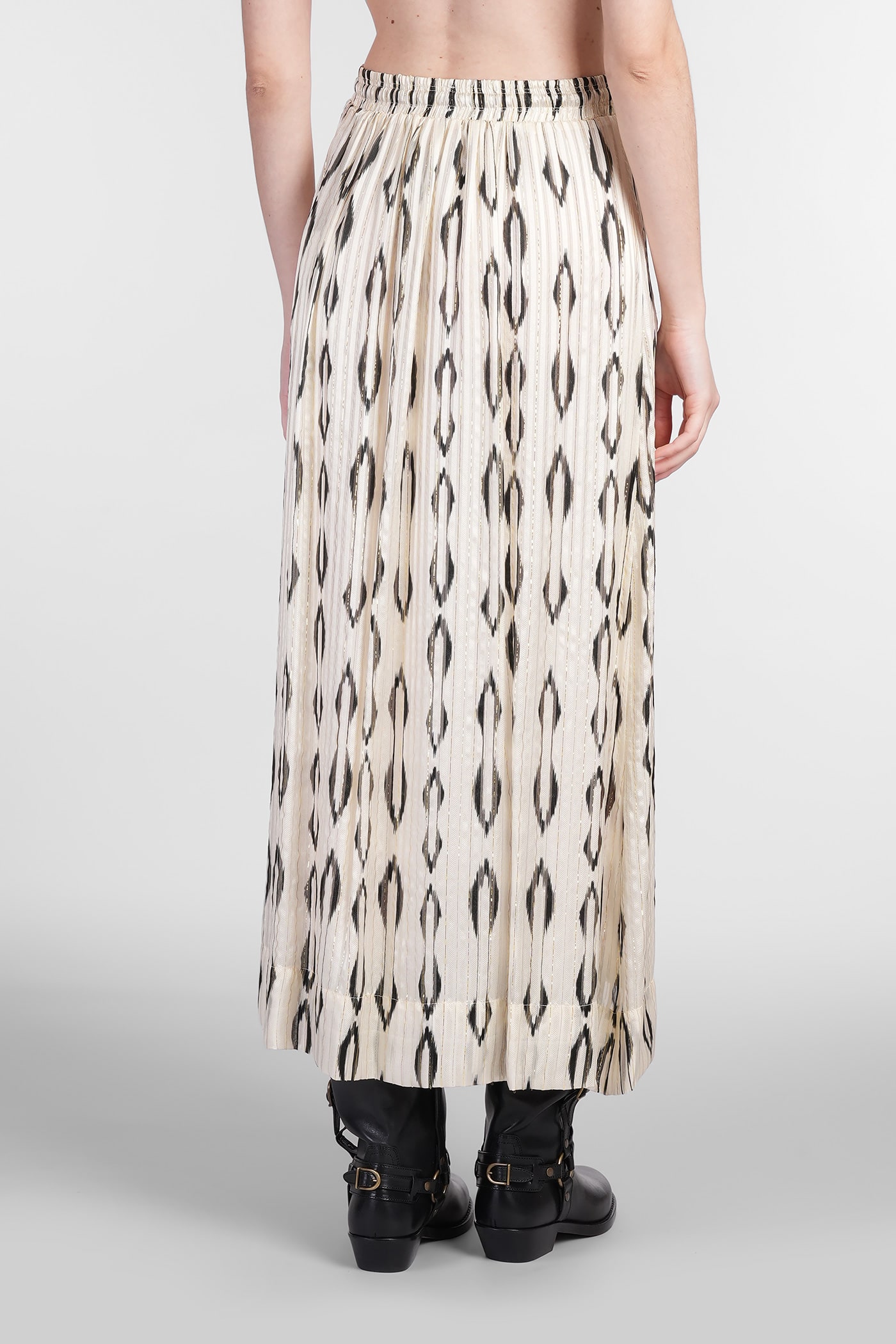 【送料&関税込】Isabel Marant Samila Skirt In Beige Silk Isabel Marant Samila Skirt In Beige Silk | italist