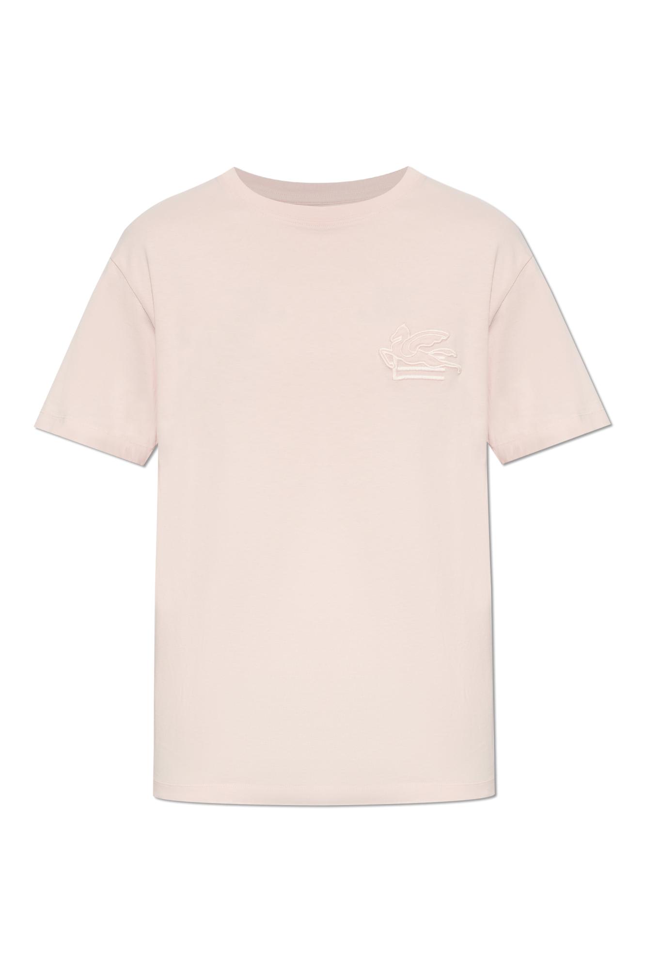 【送料&関税込】Etro Embroidery T-shirt Etro Logo Embroidery T-Shirt - White - Men | MRMA0004AJ188W0111