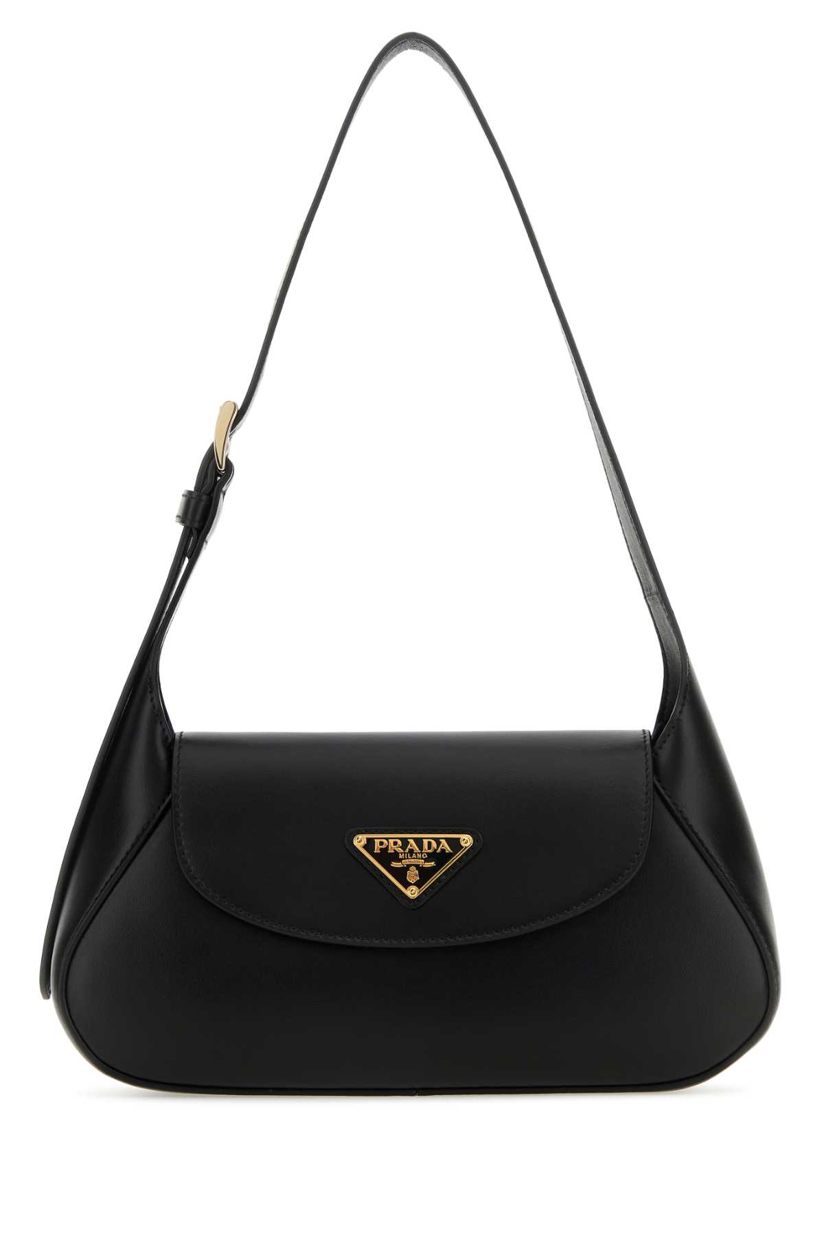 数量限定・早い者勝ち＊PRADA＊Black Leather Medium Handbag Black Medium Leather Handbag | PRADA