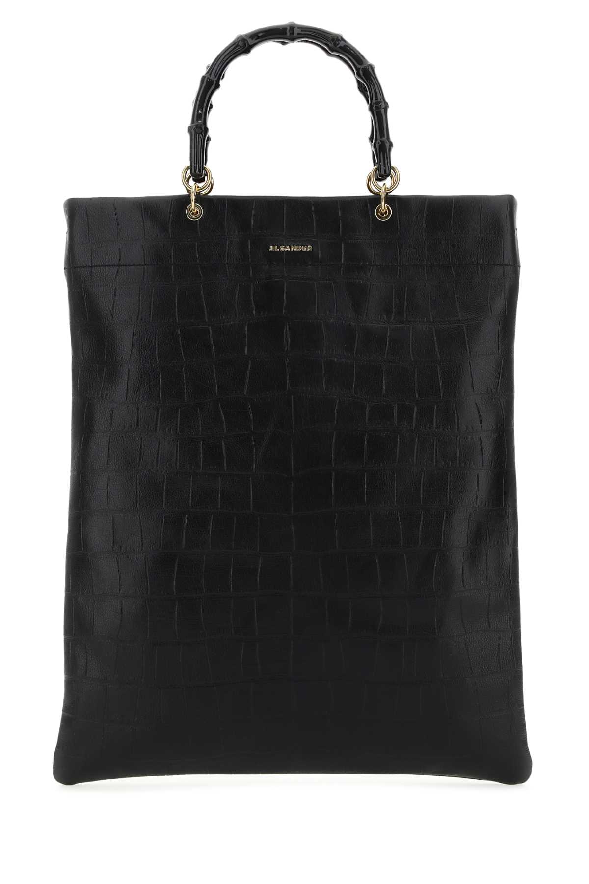 [Jil Sander ] ジルサンダー Black Leather Shopping Bag Jil Sander Black Leather Medium Shopping Bag | italist