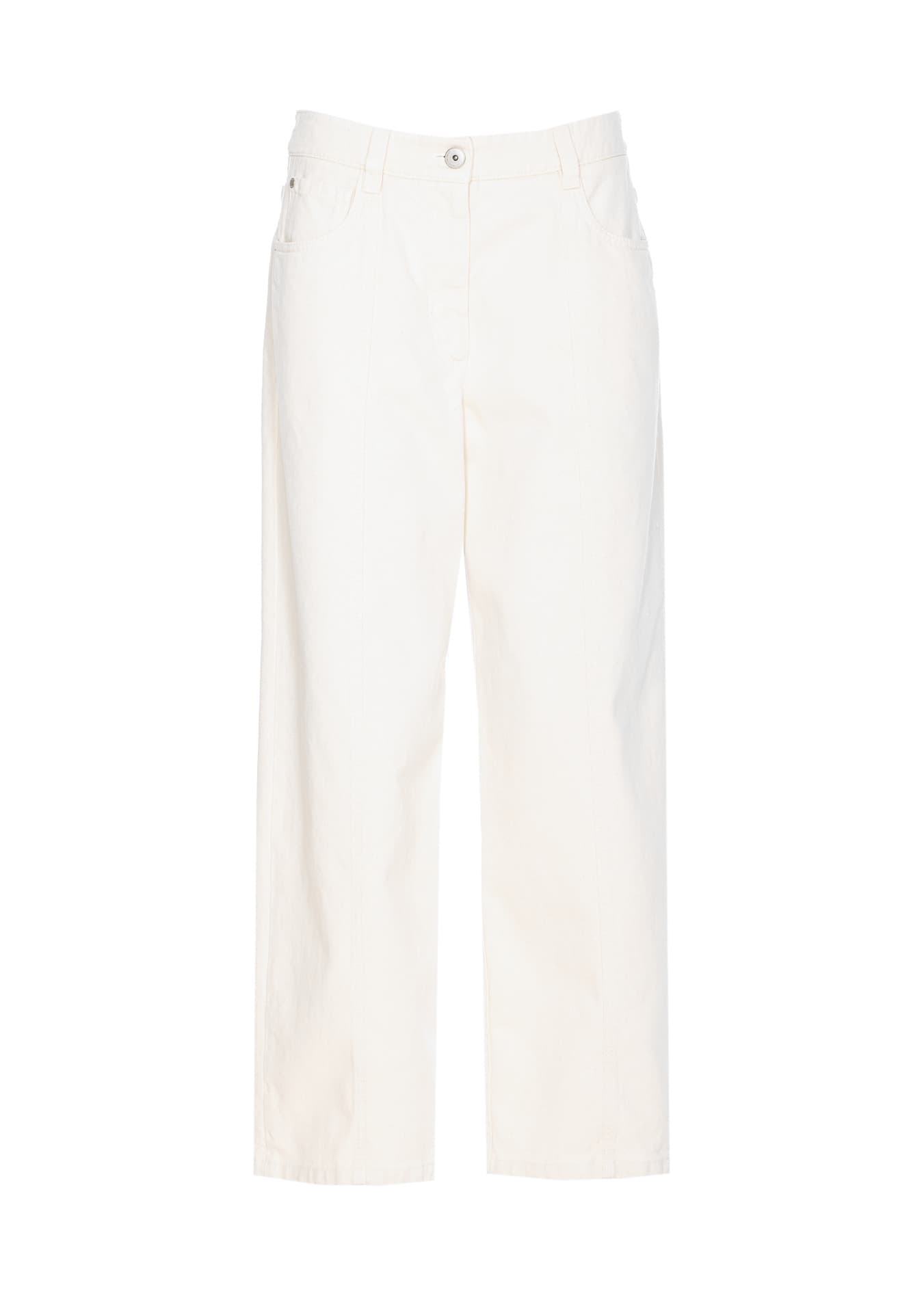 【送料&関税込】Brunello Cucinelli Denim Cropped Pants Brunello Cucinelli Cropped Jeans | Blue | FARFETCH