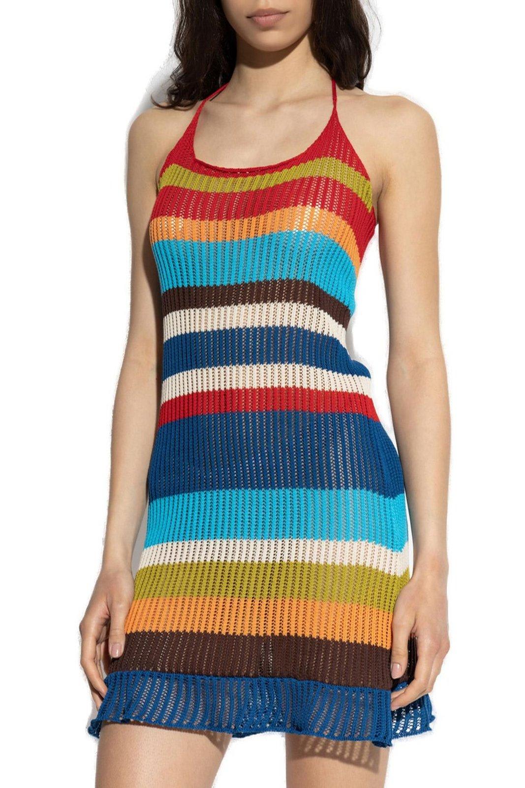 オールインワン・サロペット Dsquared2 Summer Lovers Striped Knitted Dres Dsquared2 Summer Lovers Striped Knitted Dress | italist