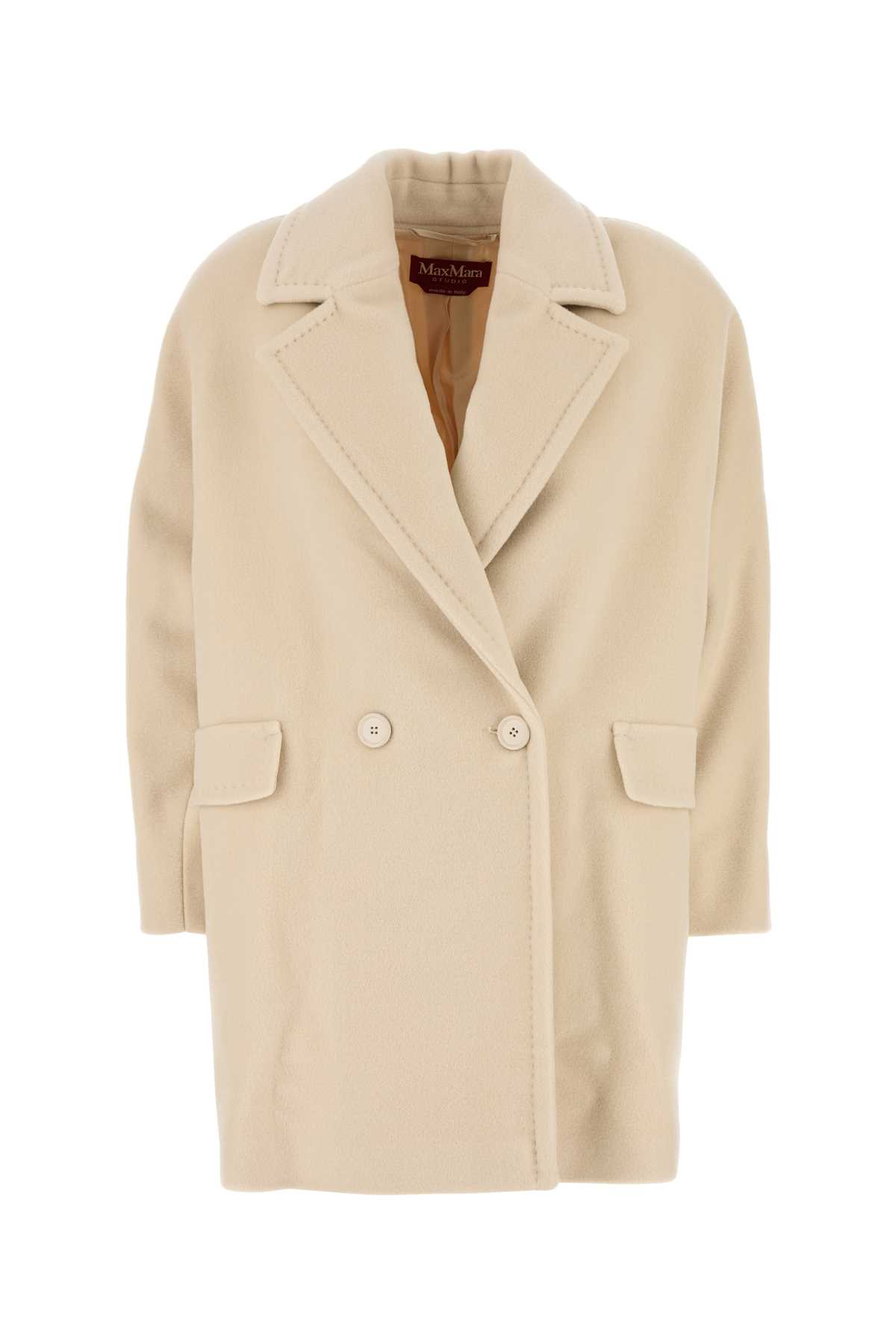 コート MAX MARA SAND WOOL MOLO COAT Max Mara Studio Sand Wool Molo Coat | italist