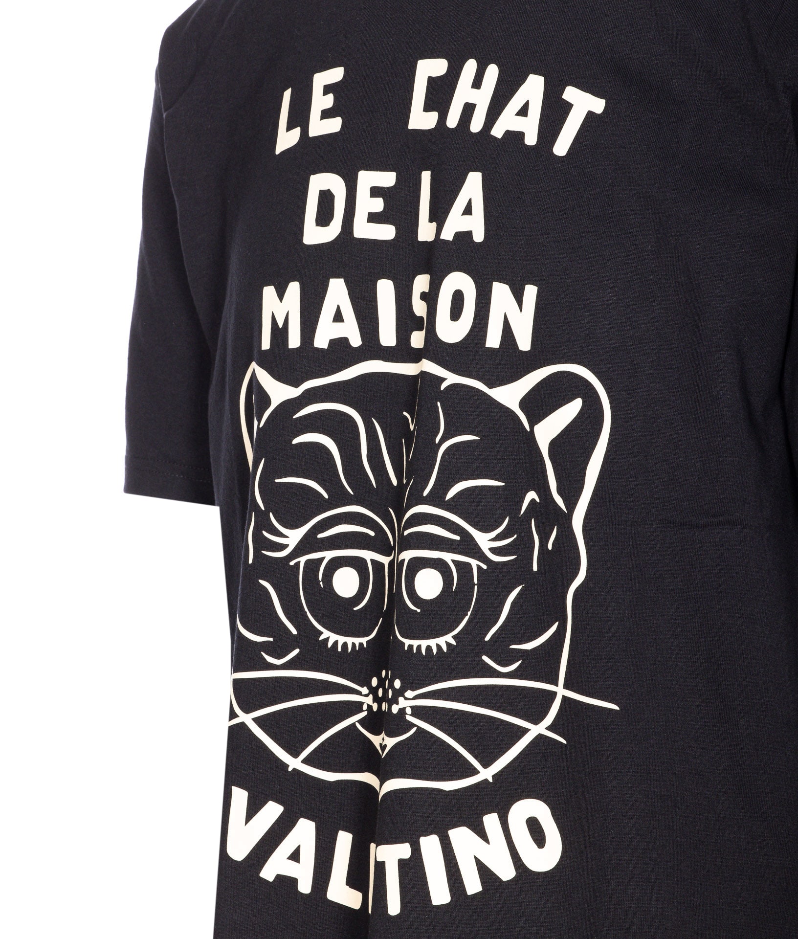 Tシャツ・カットソー VALENTINO GARAVANI LE CHAT DE MAISON PATCH T-SHIRT Valentino Le Chat de La Maison T-Shirt | Harrods US