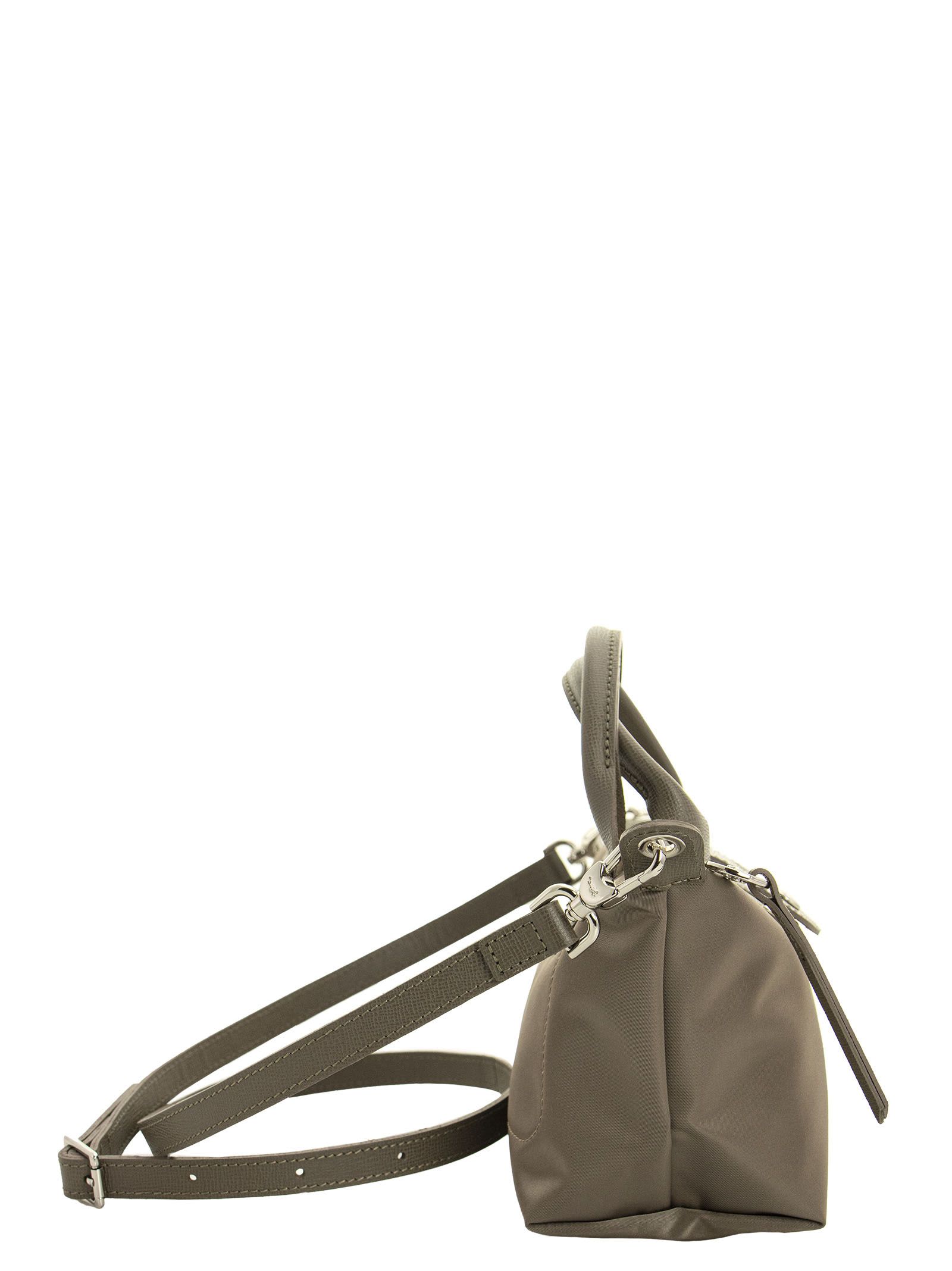 New Longchamp Le Pliage Neo 1500 mini Top Handle / Crossbody taupe bag