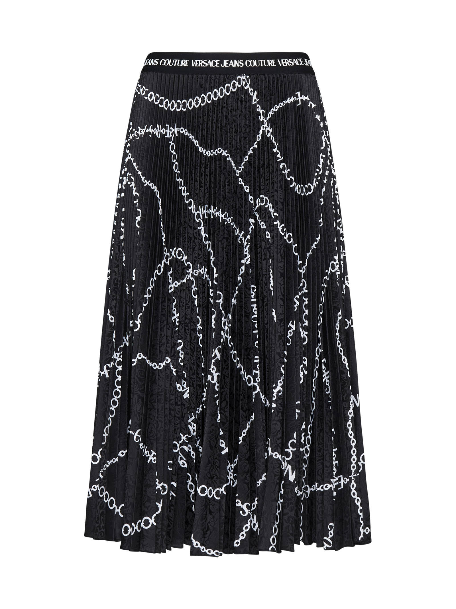 スカート Versace Jeans Couture CHAIN COUTURE PLEATED MIDI Skirt ee4360bbf8a0eae3004ea6c3ce5b3d