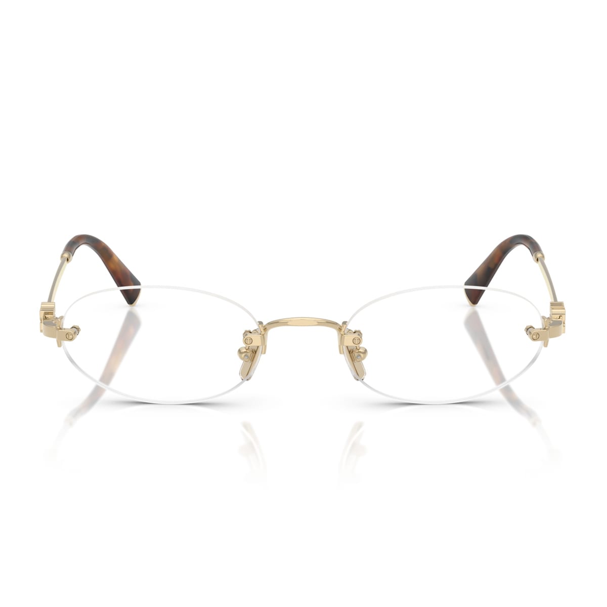 【送料&関税込】Miu Miu 0mu 53wv Zvn1o1 Oro Pallido Glasses Miu Miu 0mu 53wv Zvn1o1 Oro Pallido Glasses | italist