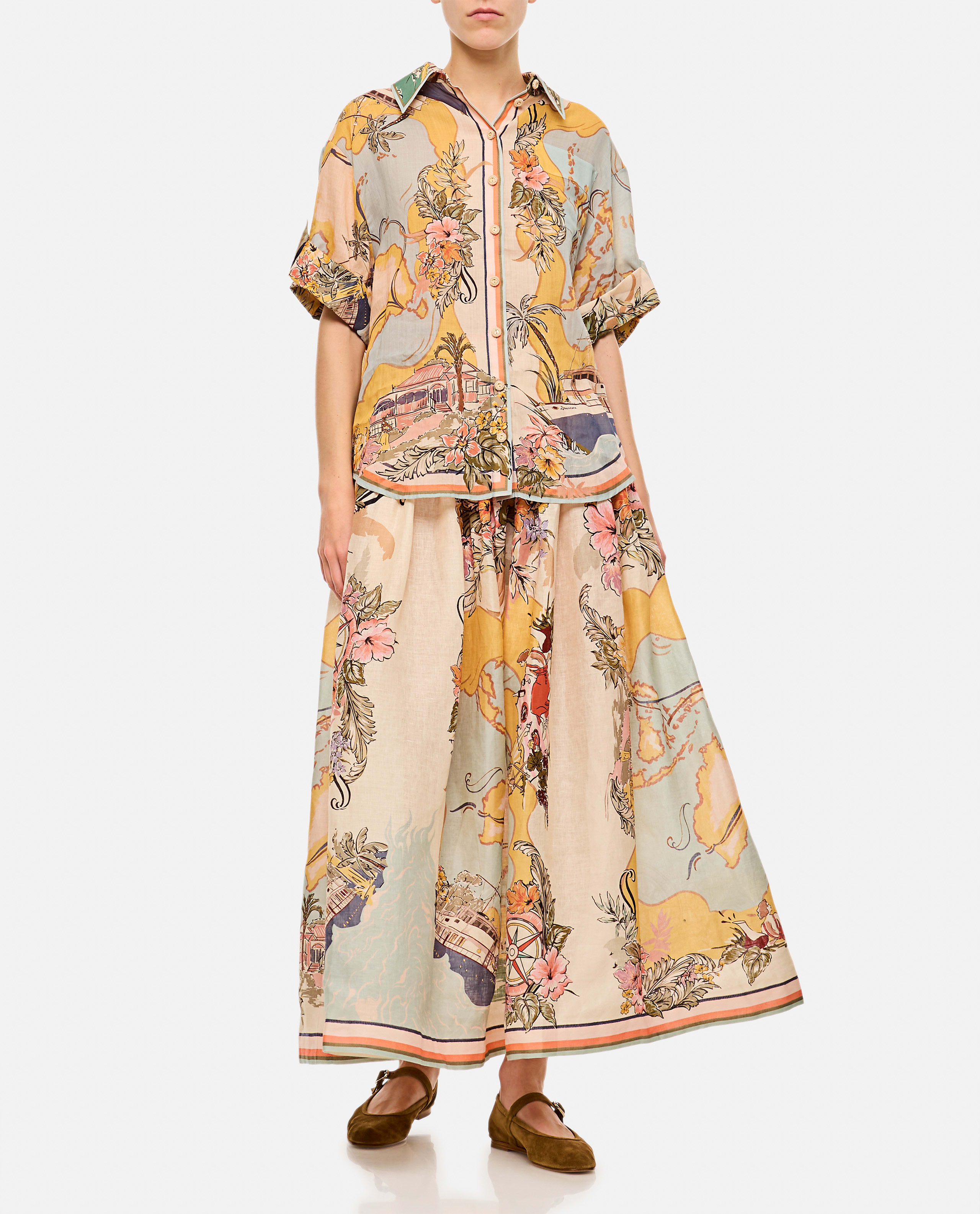 Zimmermann Tallow Relaxed Shirt | italist